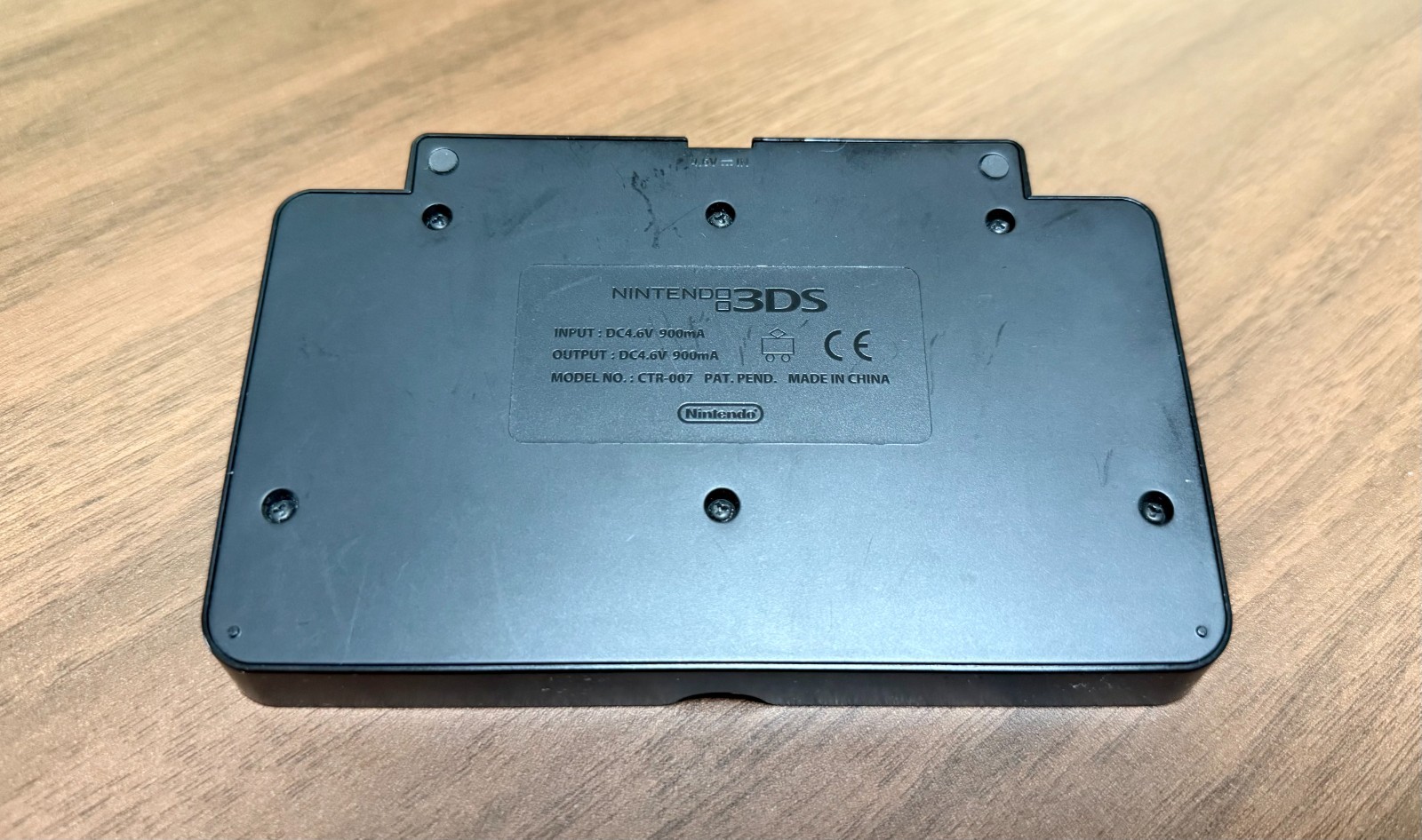 Nintendo 3DS Charging Cradle Dock OEM Stand Only No Cord Black CTR-007