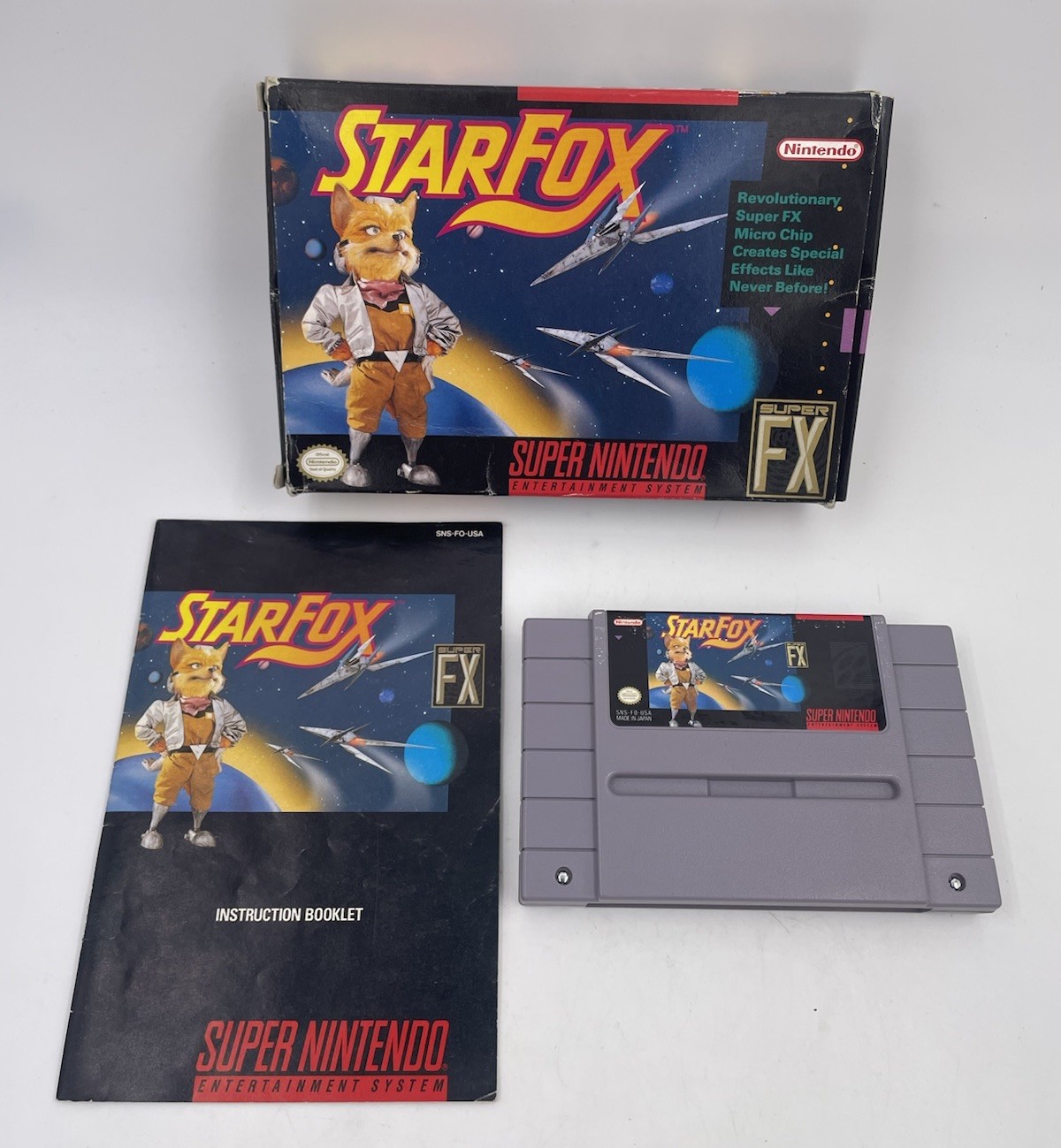 Star Fox (Super Nintendo, 1993) Authentic SNES Complete CIB