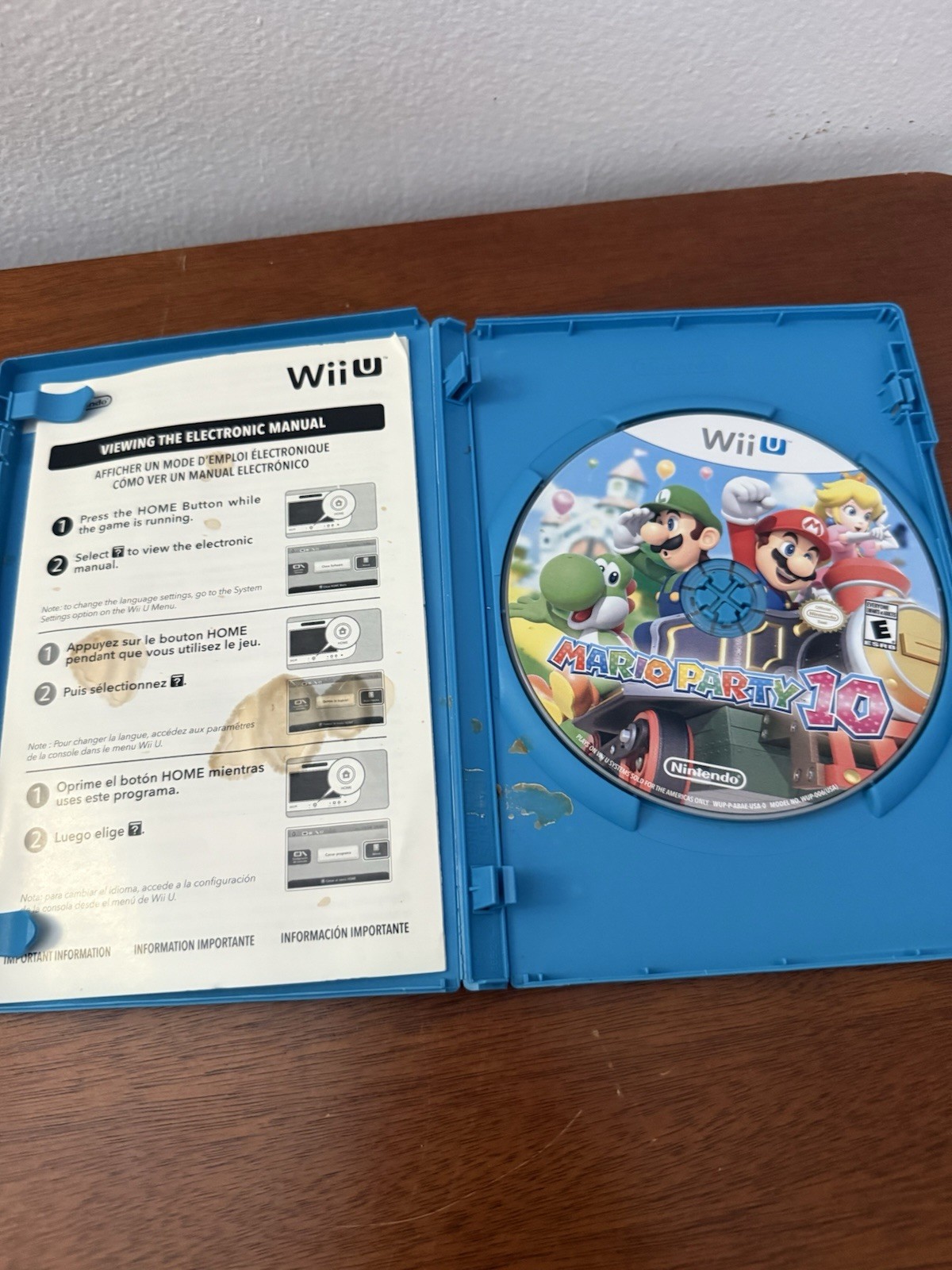 Mario Party 10 (Nintendo Wii U, 2015) CIB Complete In Box Tested Working