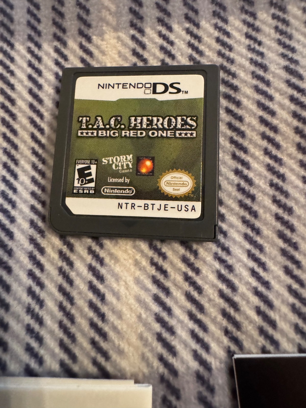 T.A.C. Heroes Big Red One Nintendo DS, Complete, 2009, Storm City, Tested, Used
