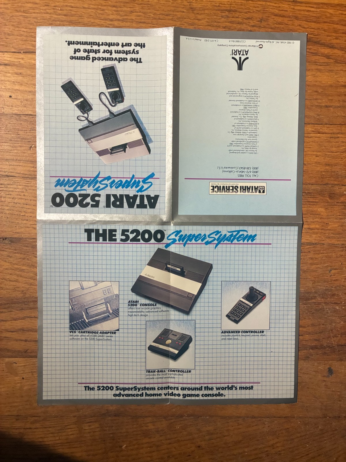 Atari 5200 catalog poster