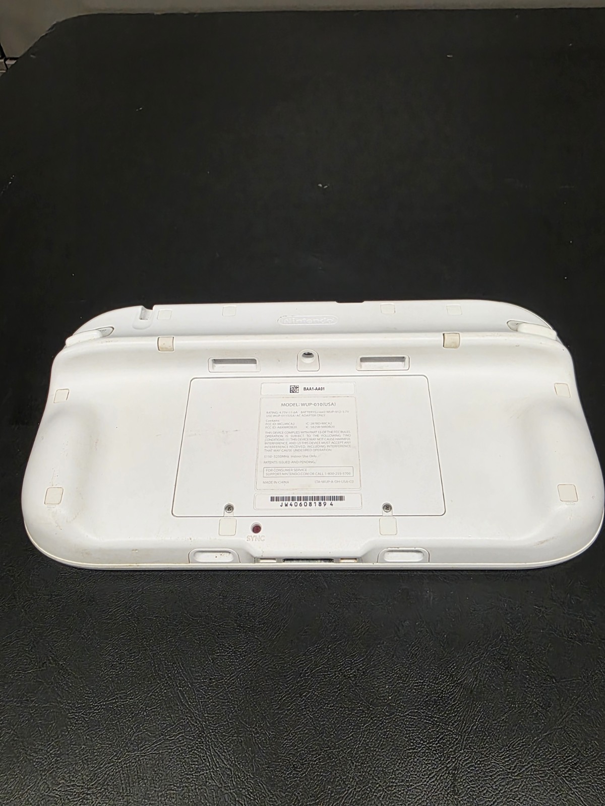 Nintendo Wii U White Game Pad Controller Only WUP-010 USA – Works Tested