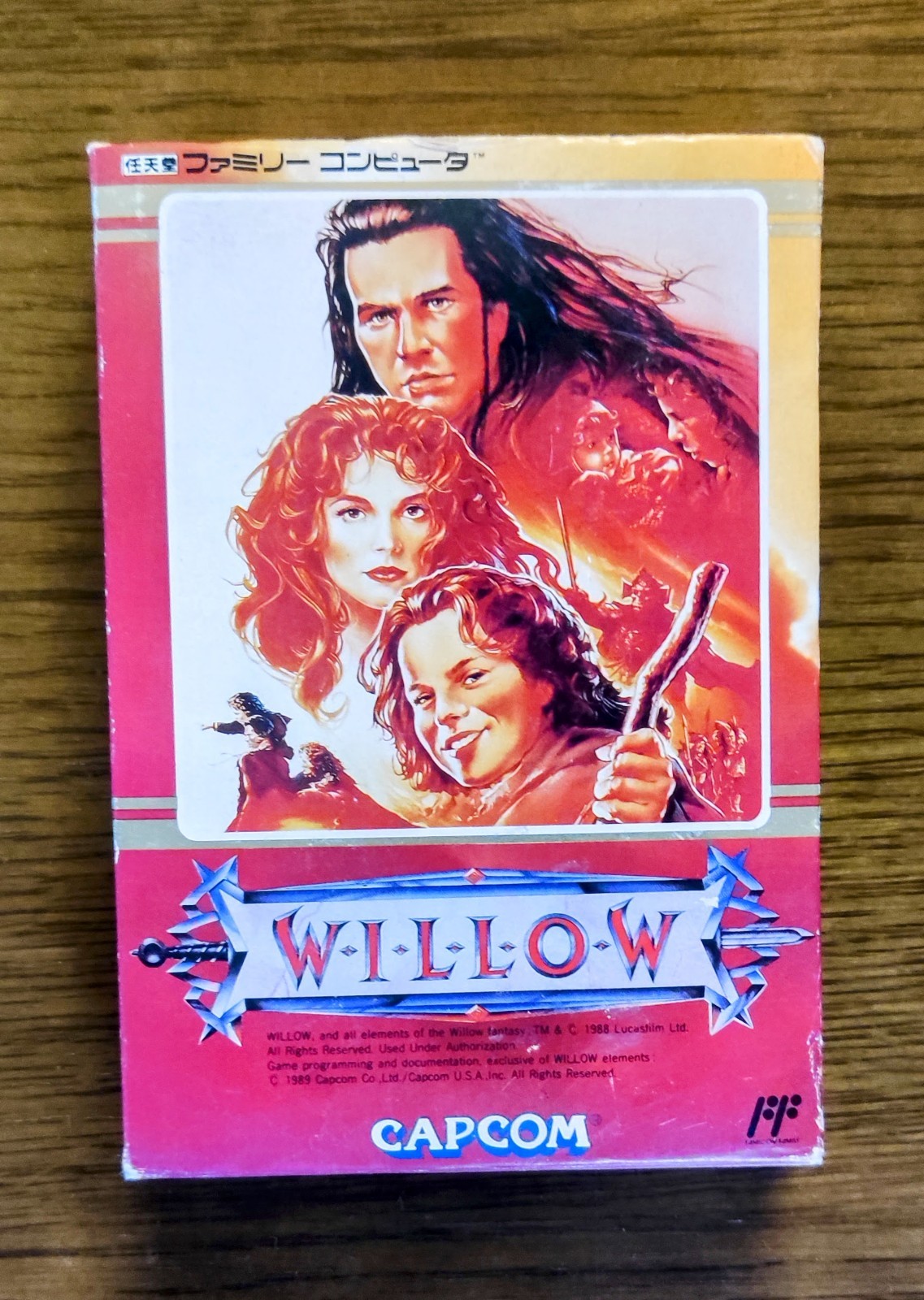 Willow Famicom FC Complete in Box CIB Tested NTSC-J Japan CAPCOM