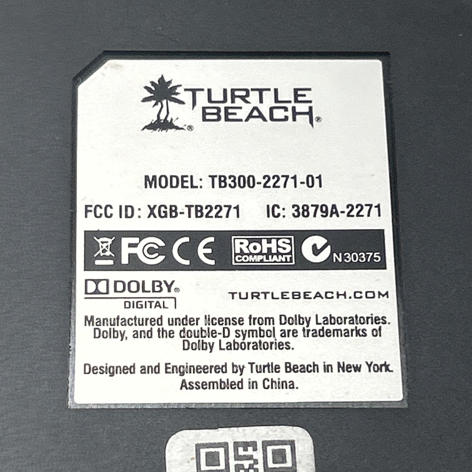 Turtle Beach X32 TB300-2266-01 Dual Band Wi-Fi Video Game Headset Transmitter