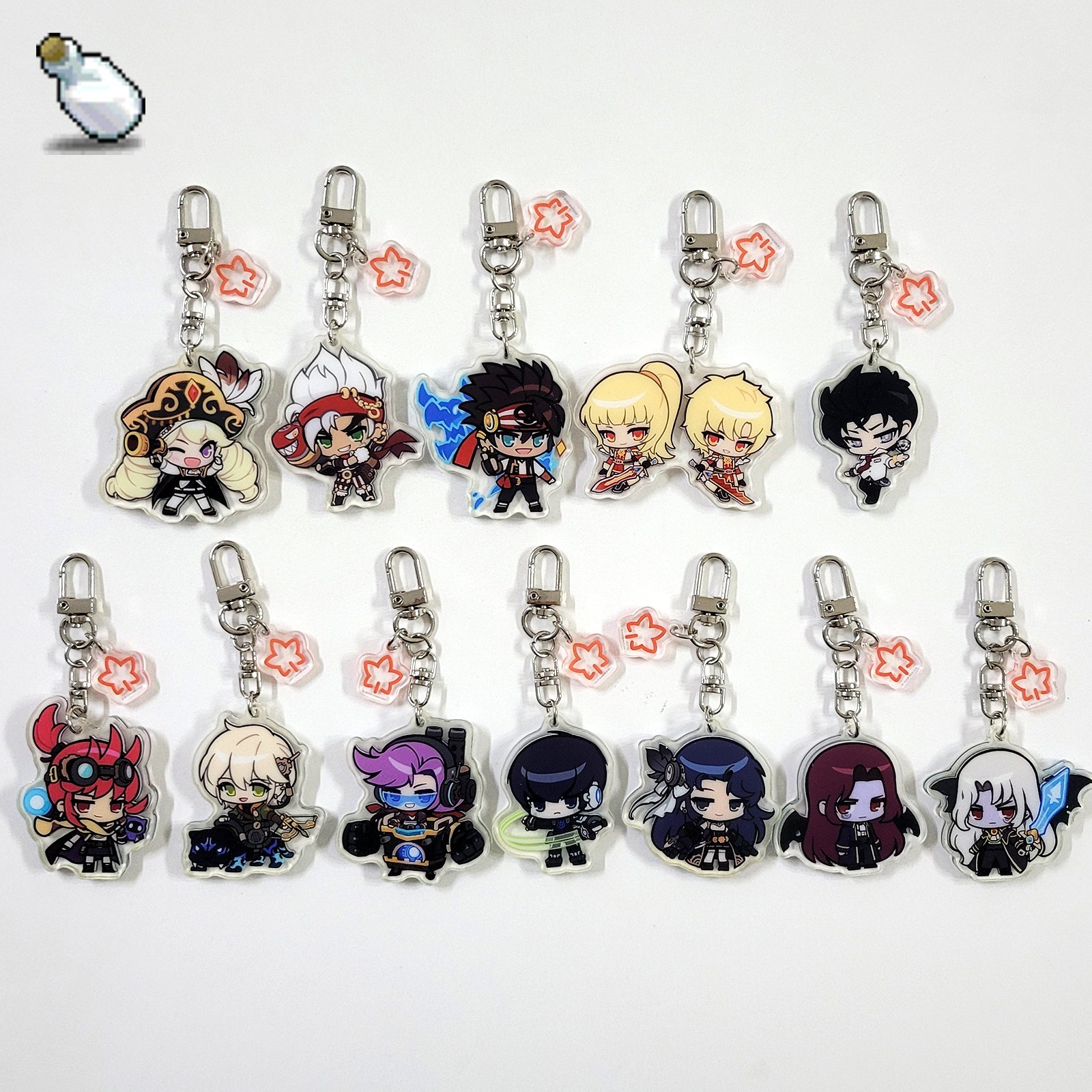 MapleStory MAPLE AGIT Characters SD Acrylic Keychain – Opened Random Blind Bag