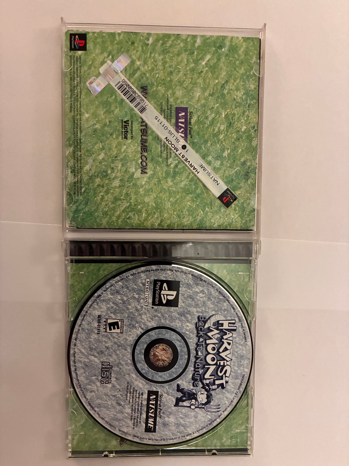 Harvest Moon Back to Nature for PS1 Used CIB tested US seller