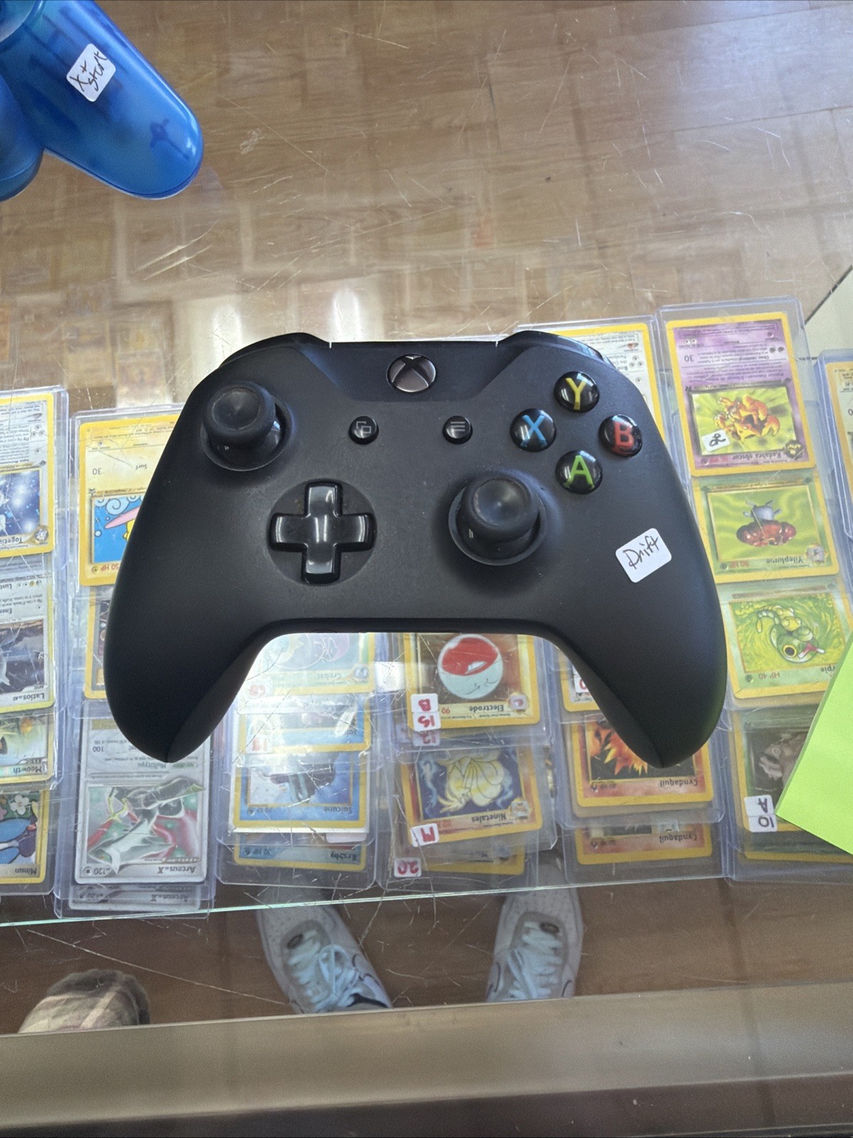 Microsoft Xbox One Black Wireless Controller Model 1537 For Parts/REPAIR Drift