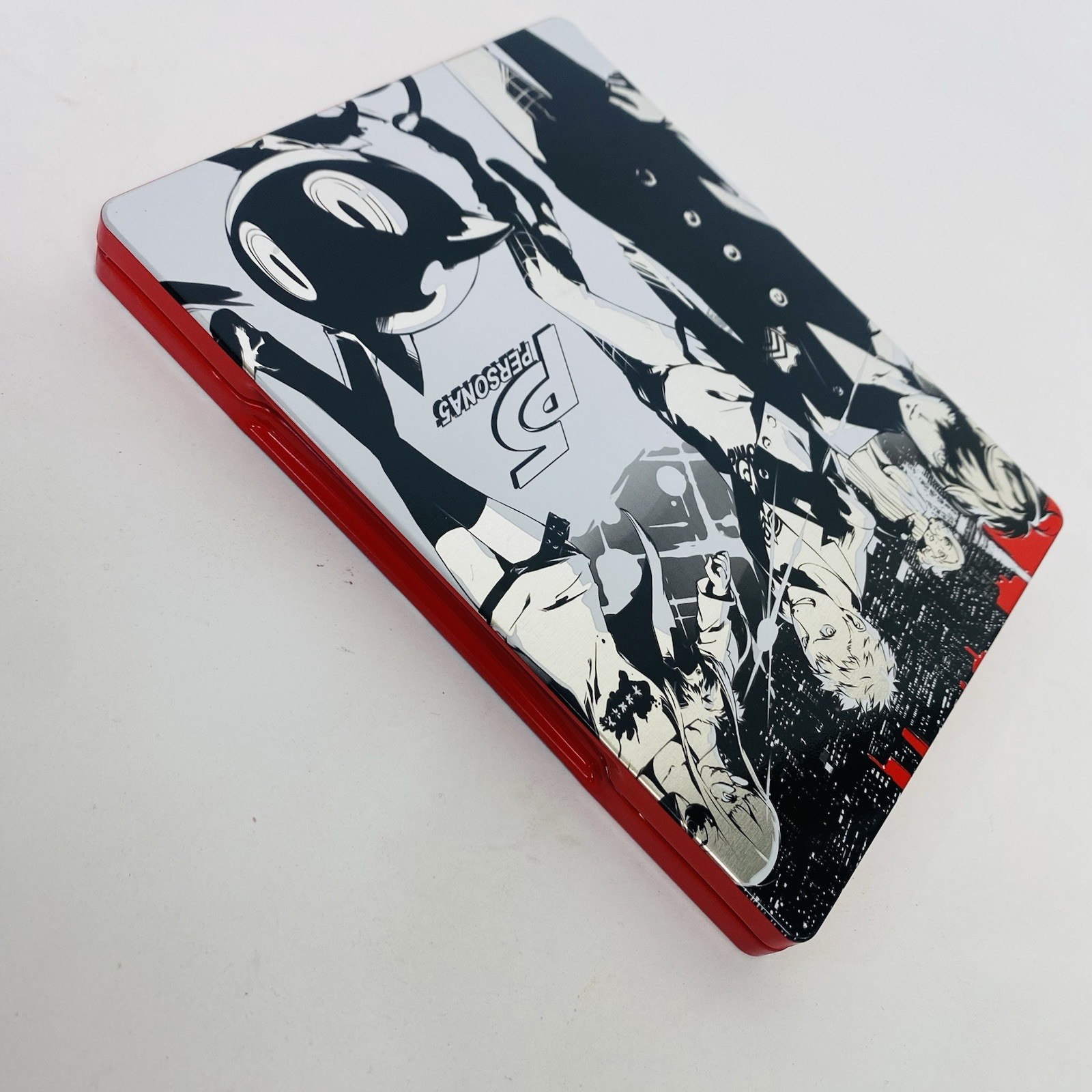 Persona 5 SteelBook Case Only Red Black Limited Ed Art Cover Atlus Sega No Game