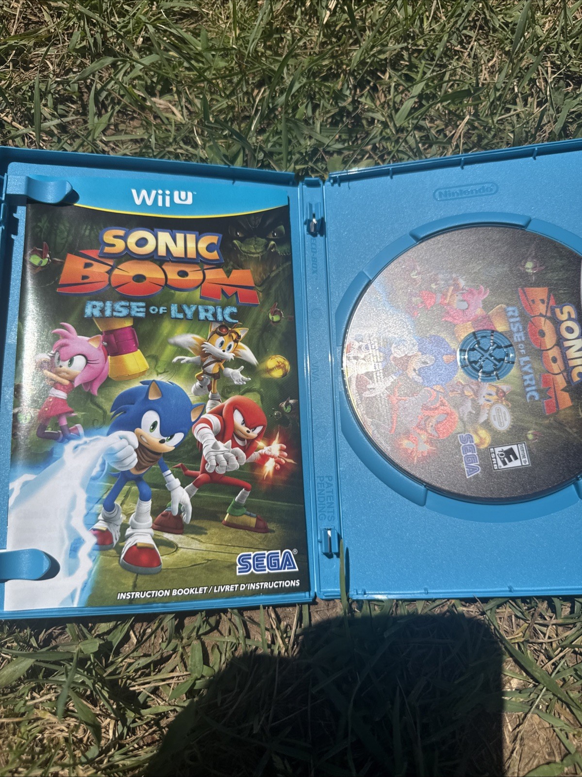 Sonic Boom: Rise of Lyric (Nintendo Wii U, 2014) Game (CIB) Complete w/ Manual