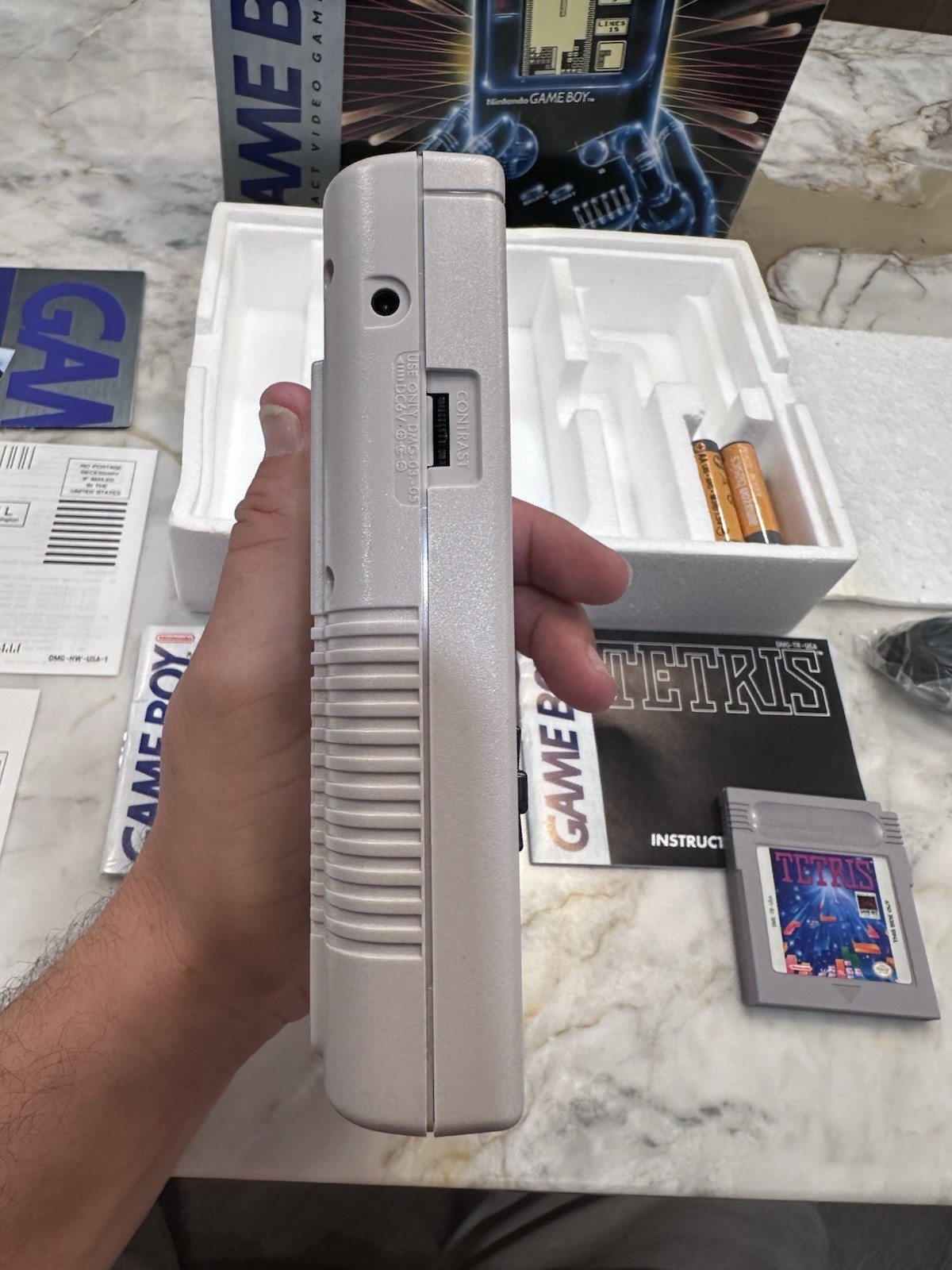 Nintendo Game Boy DMG-01 Console System Complete In Box CIB 1989