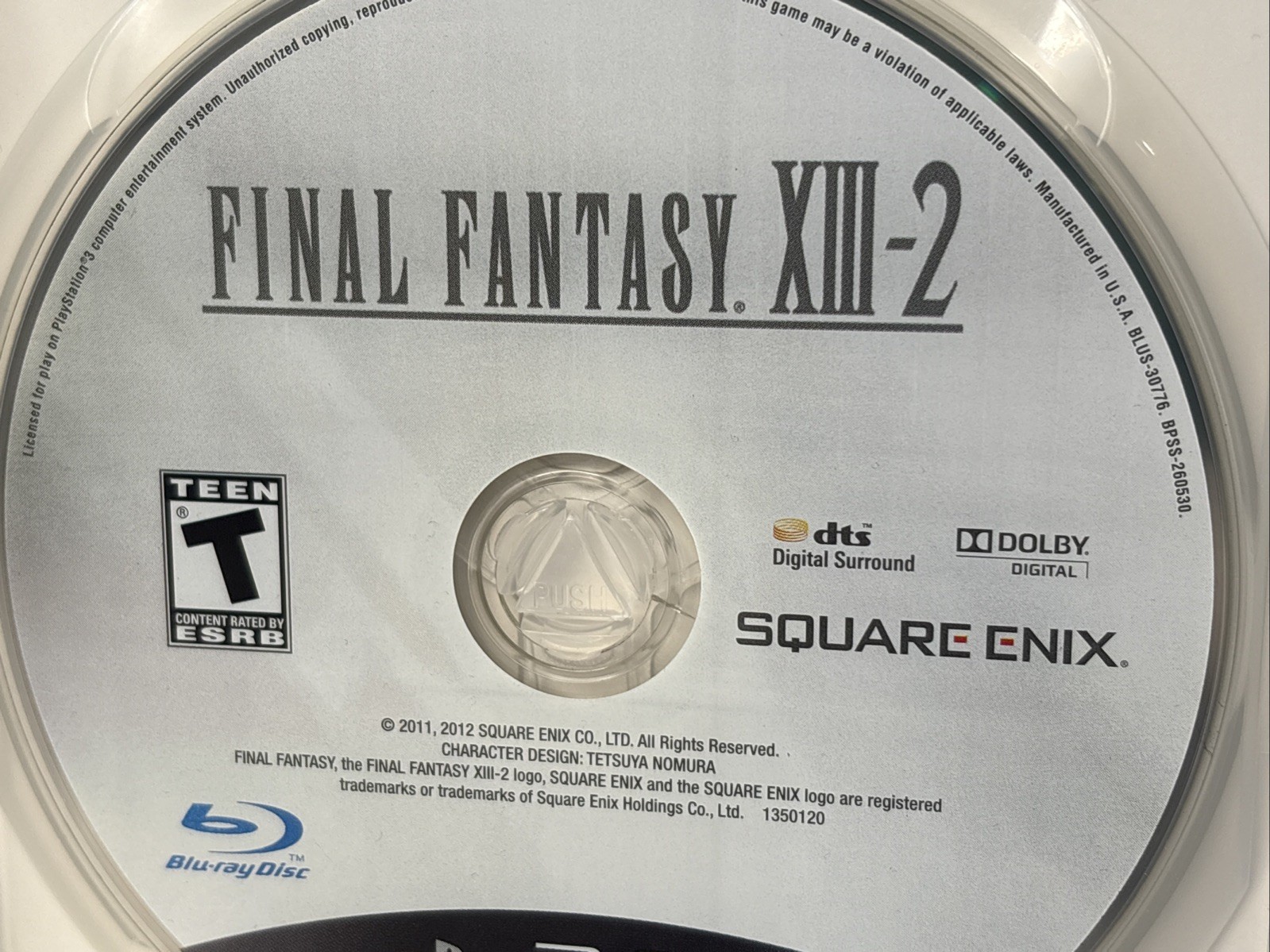 Final Fantasy XIII-2 PlayStation 3 PS3 PS 3 Square Enix RPG Complete CIB