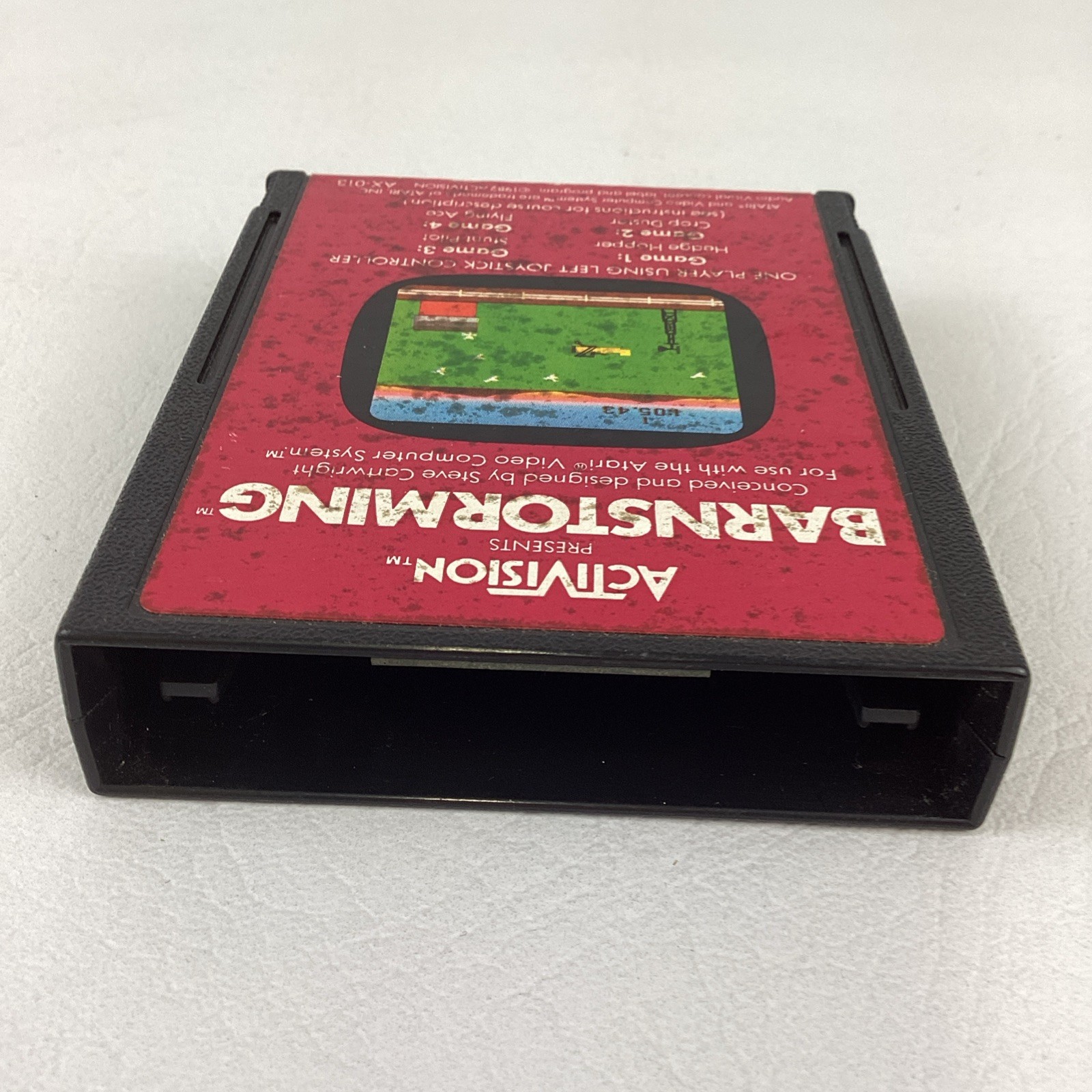 Atari 2600 Activision Barnstorming Video Game Cartridge Vintage 1982 TESTED