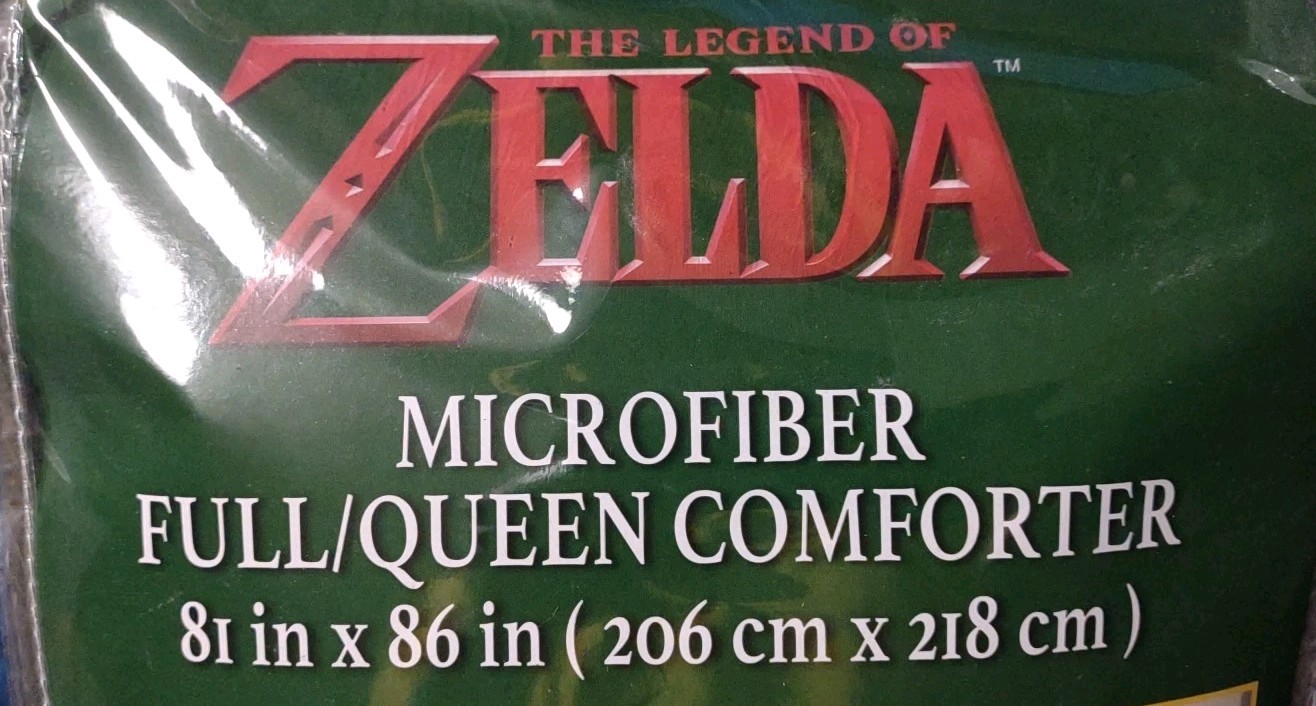 The Legend Of Zelda Skyward Sword Comforter Nintendo Collectable Gaming Item New