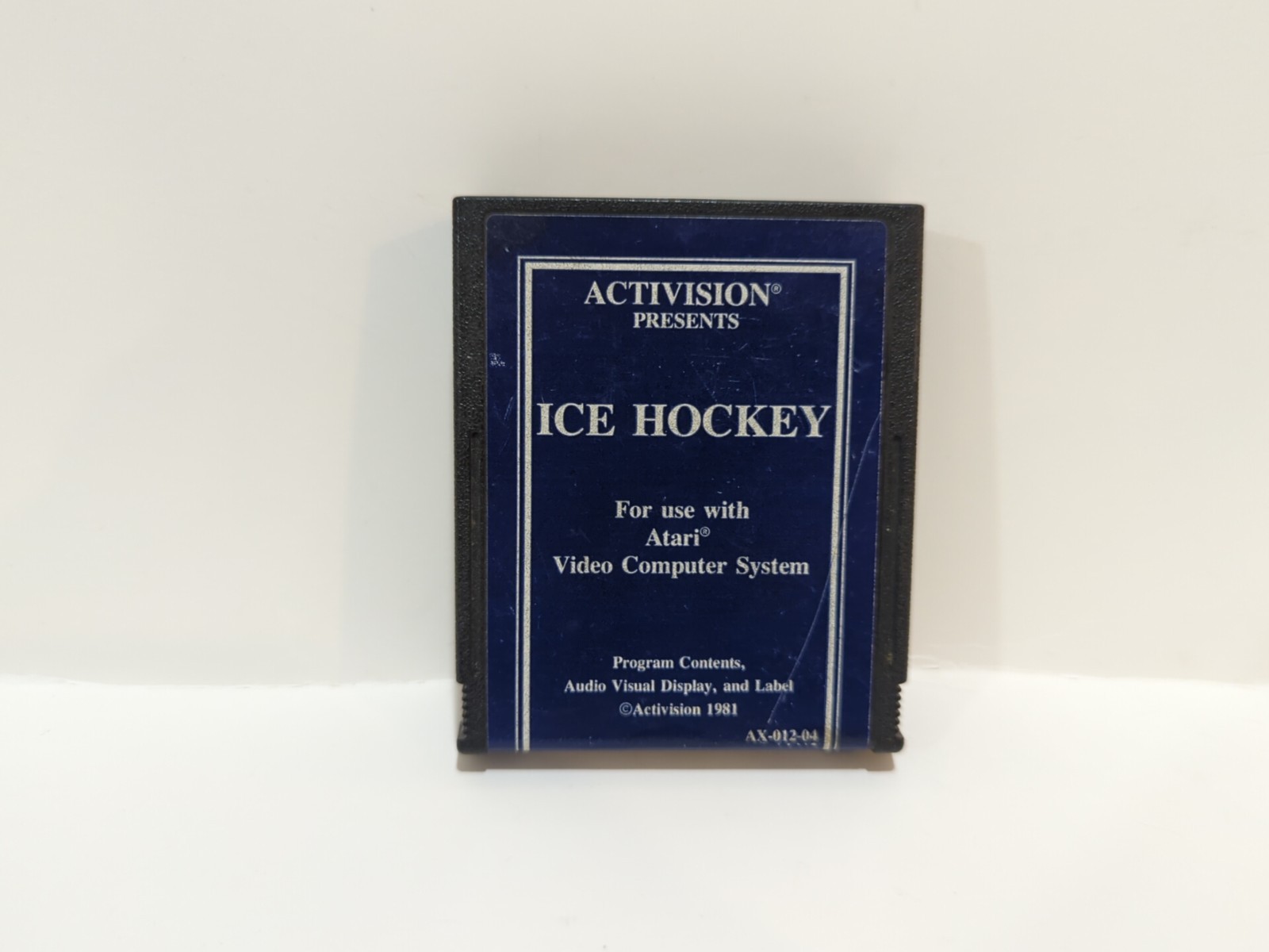 Ice Hockey (Atari 2600) Game Cartridge tested by Activision.