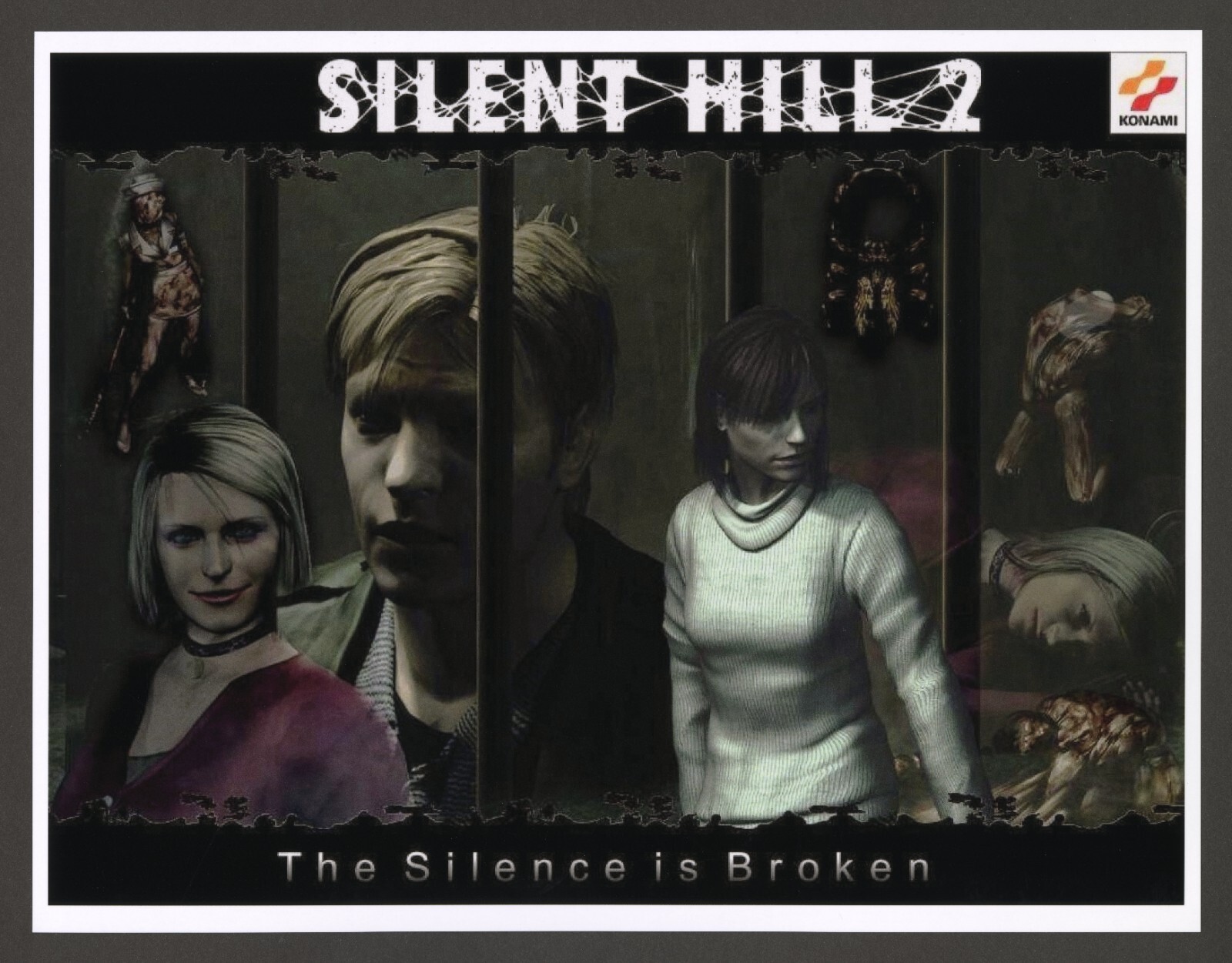 Silent Hill 2 Playstation 2 PS2 Xbox PC 2001 Game Art Print Poster – Glossy (B)