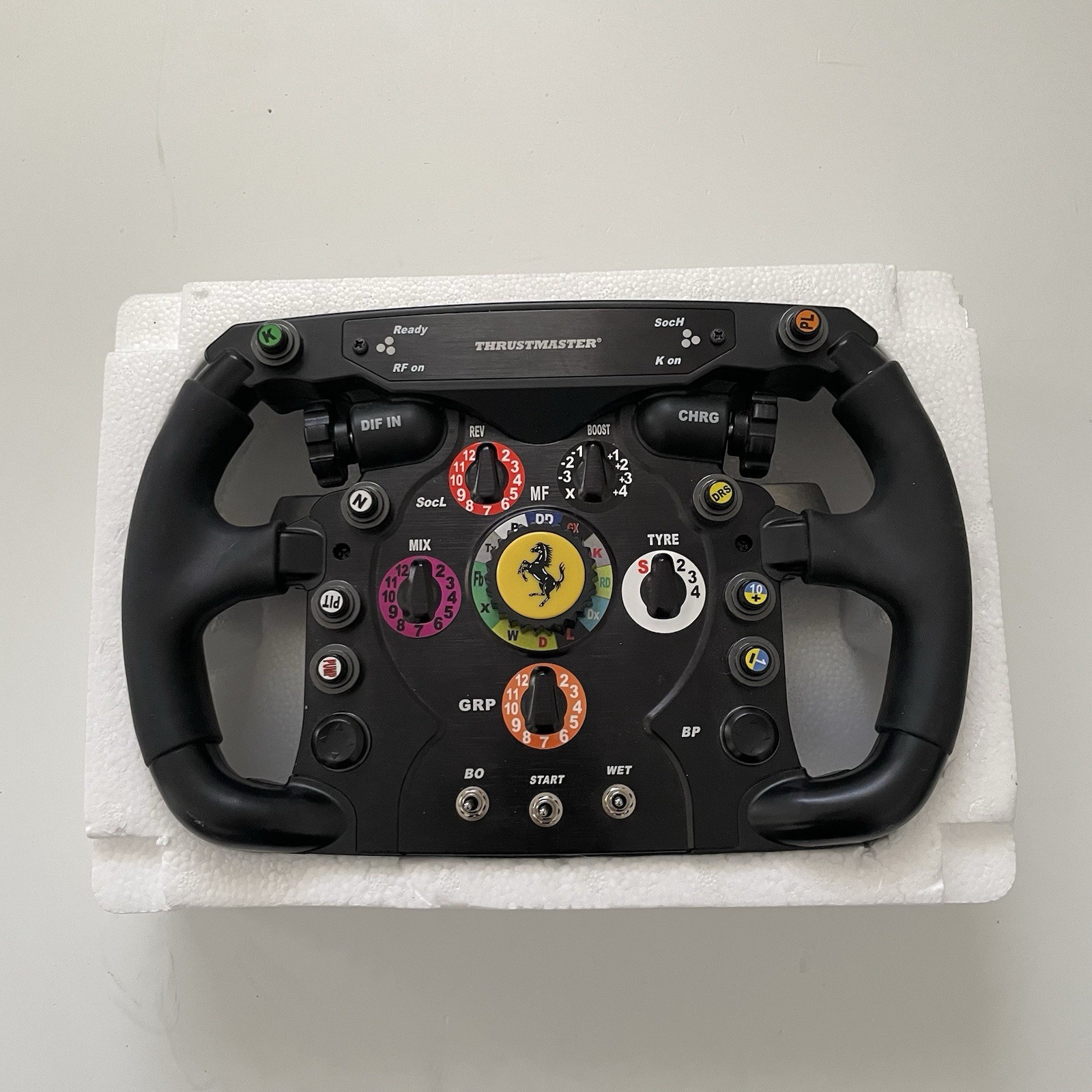 Thrustmaster Ferrari F1 Wheel Add-On Untested w/ Box Ferrari 150 Italia Edition
