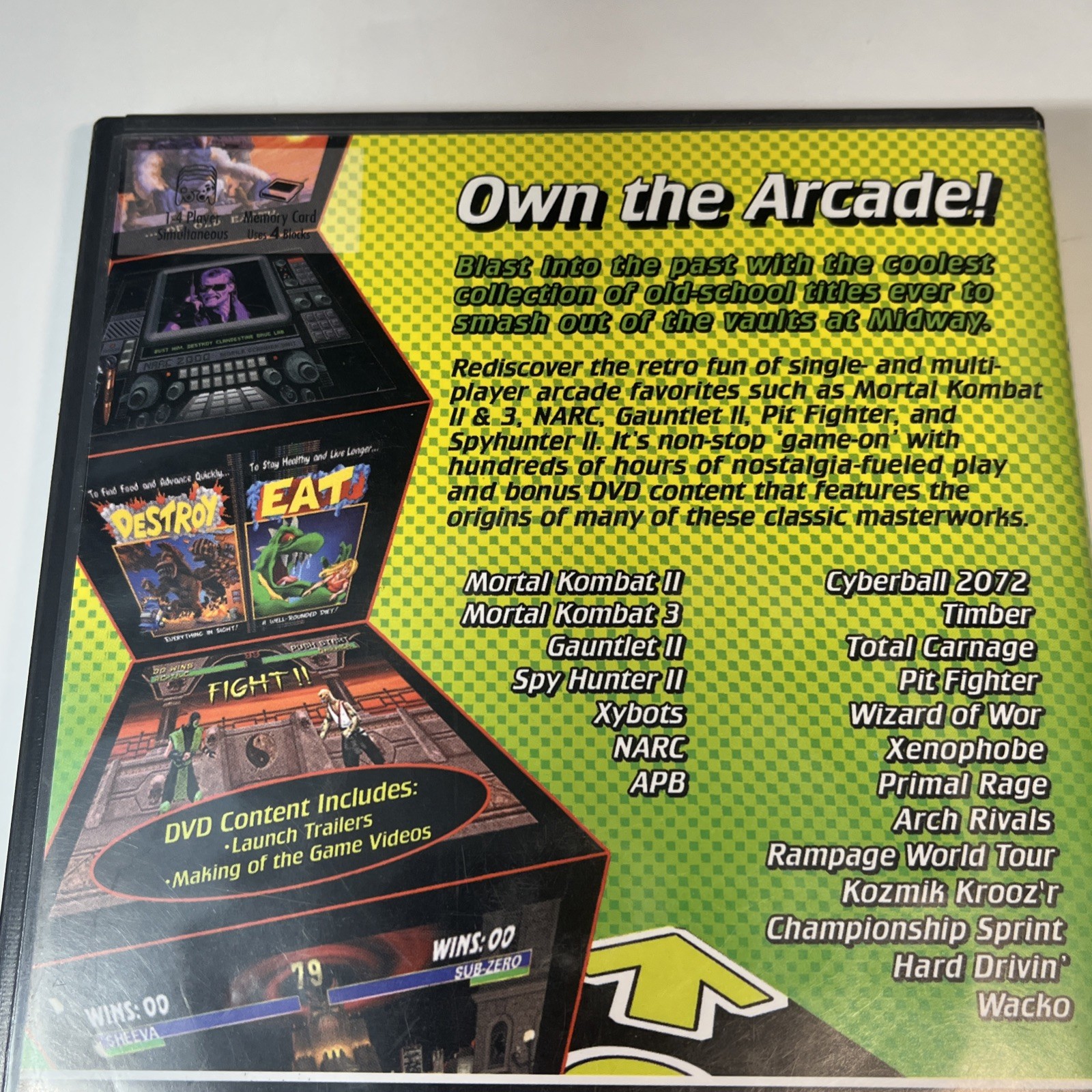Midway Arcade Treasures 2 (Nintendo GameCube, 2004) CIB Complete w Manual Tested
