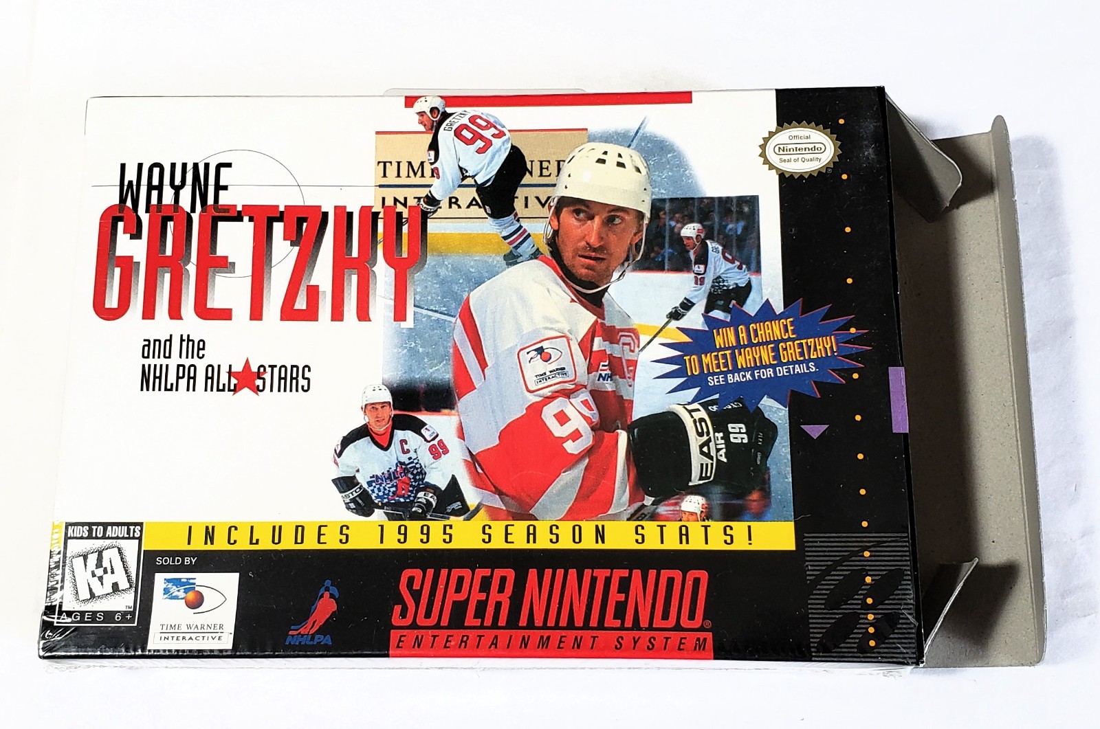 Wayne Gretzky & The NHLPA All-Stars (Super Nintendo, 1995) 100% Complete!! SNES
