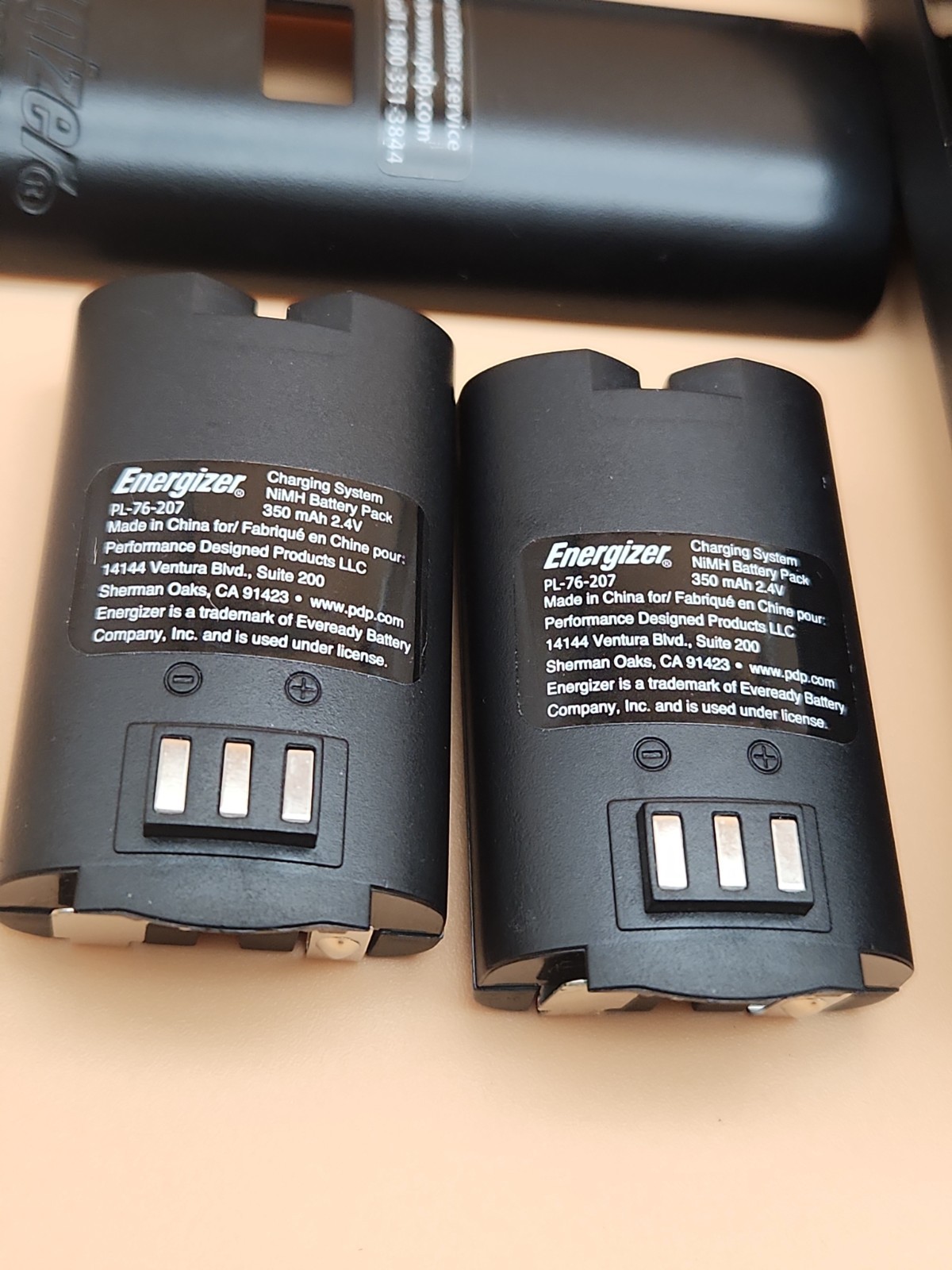 Nintendo OEM Wii Remote Controller MotionPlus Black RVL-036 Tested Lot of 2
