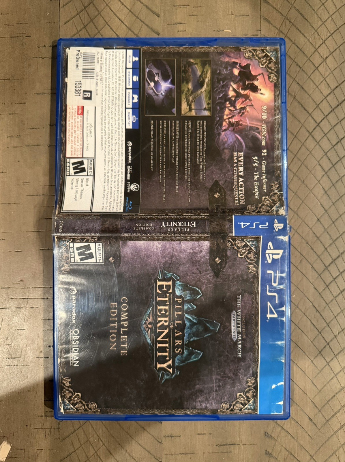 Pillars of Eternity 1 & 2 II: Deadfire BUNDLE (Sony PlayStation 4, 2020)