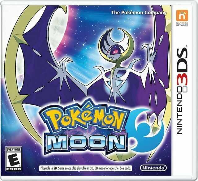 Pokémon Moon Nintendo 3DS, 2016, Complete in Box, Tested Working