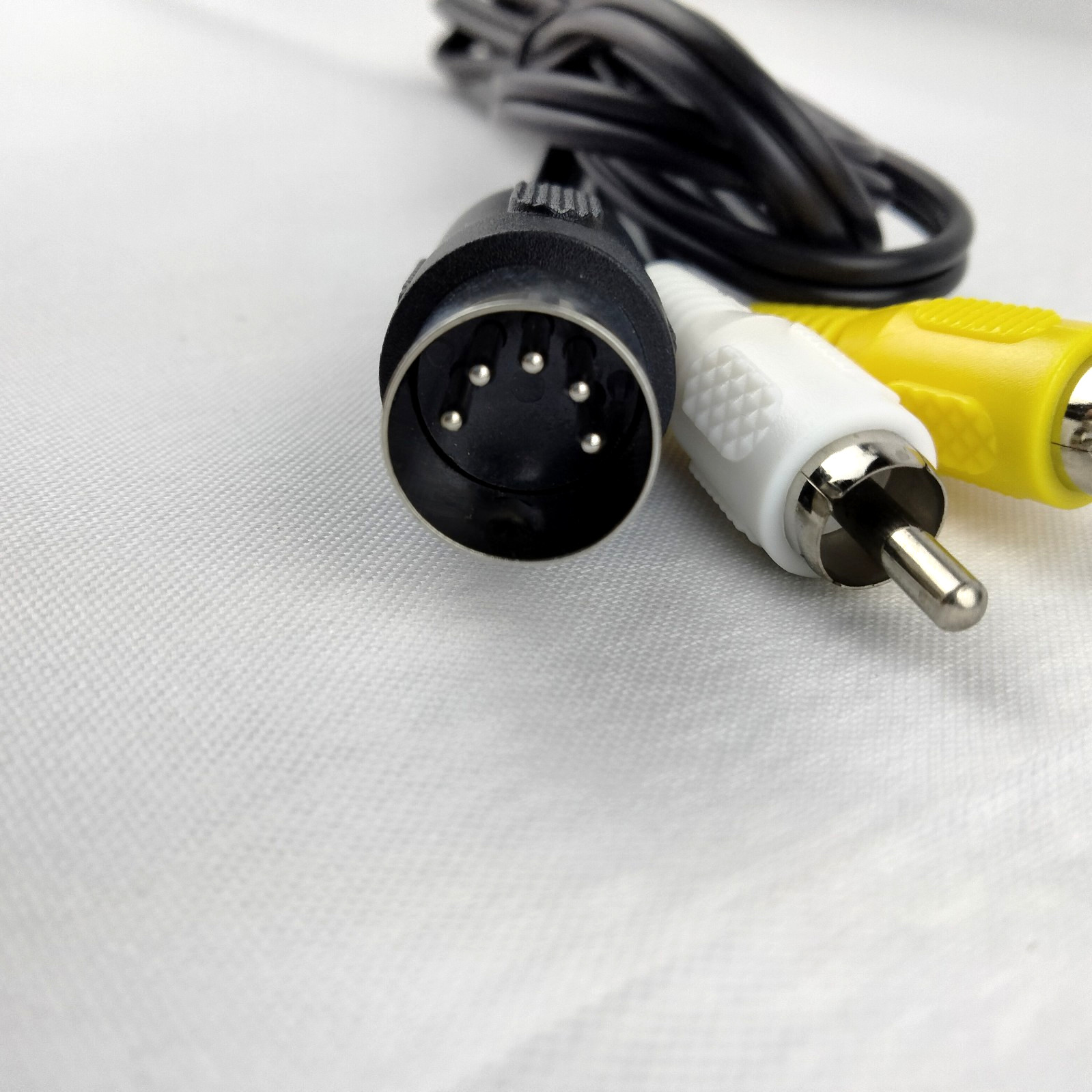 AV RCA Cable + AC Adapter Power Supply For SEGA Genesis 1 Model MK-1601 NEW