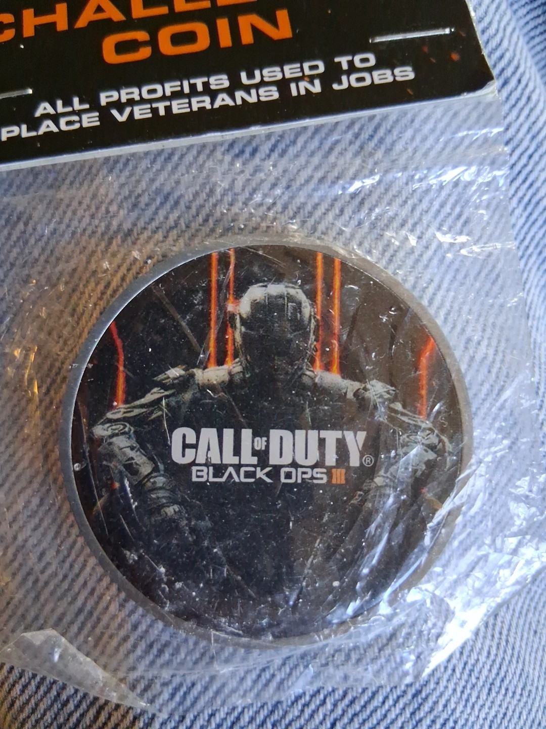 Call Of DUTY ENDOWMENT Challenge Coin Black Ops 3 New Sealed