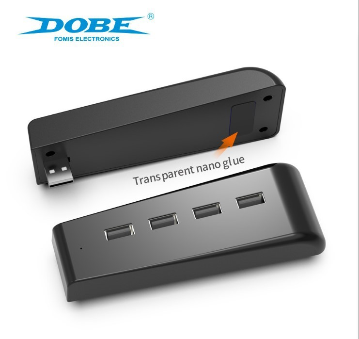 4-Port USB 2.0 HUB High Speed Extender Splitter for PS5 PS4 PS3 Xbox One PC