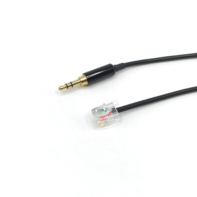 For Fanatec Handbrake 3.5mm jack to RJ12 Cable Connect Clubsport Wheel Base
