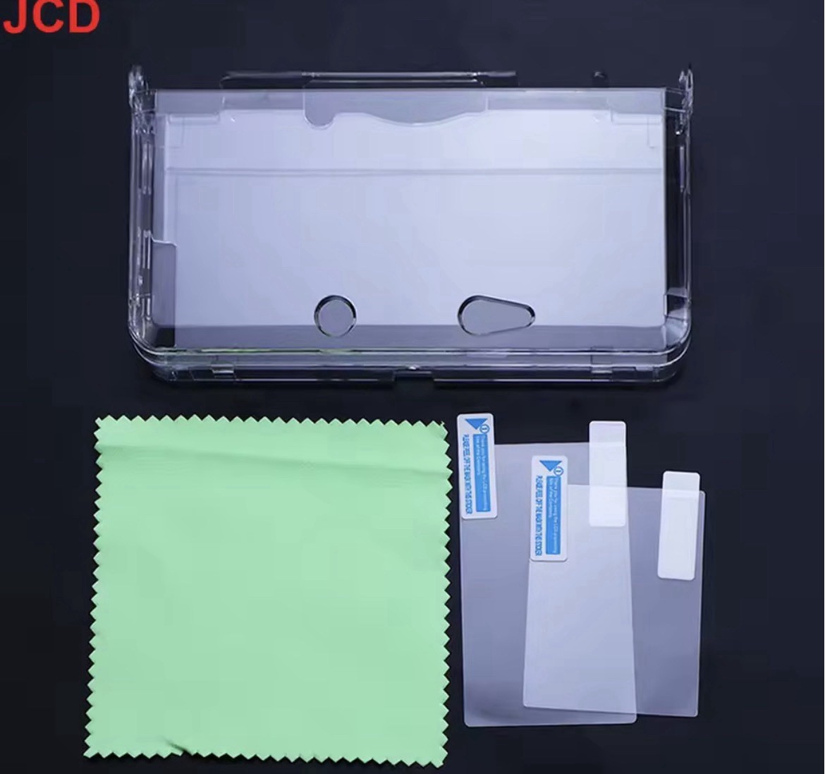 Crystal Shell Case Cover for 3DS/3DS XL/LL/New 3DS XL LL + Screen Protector Film