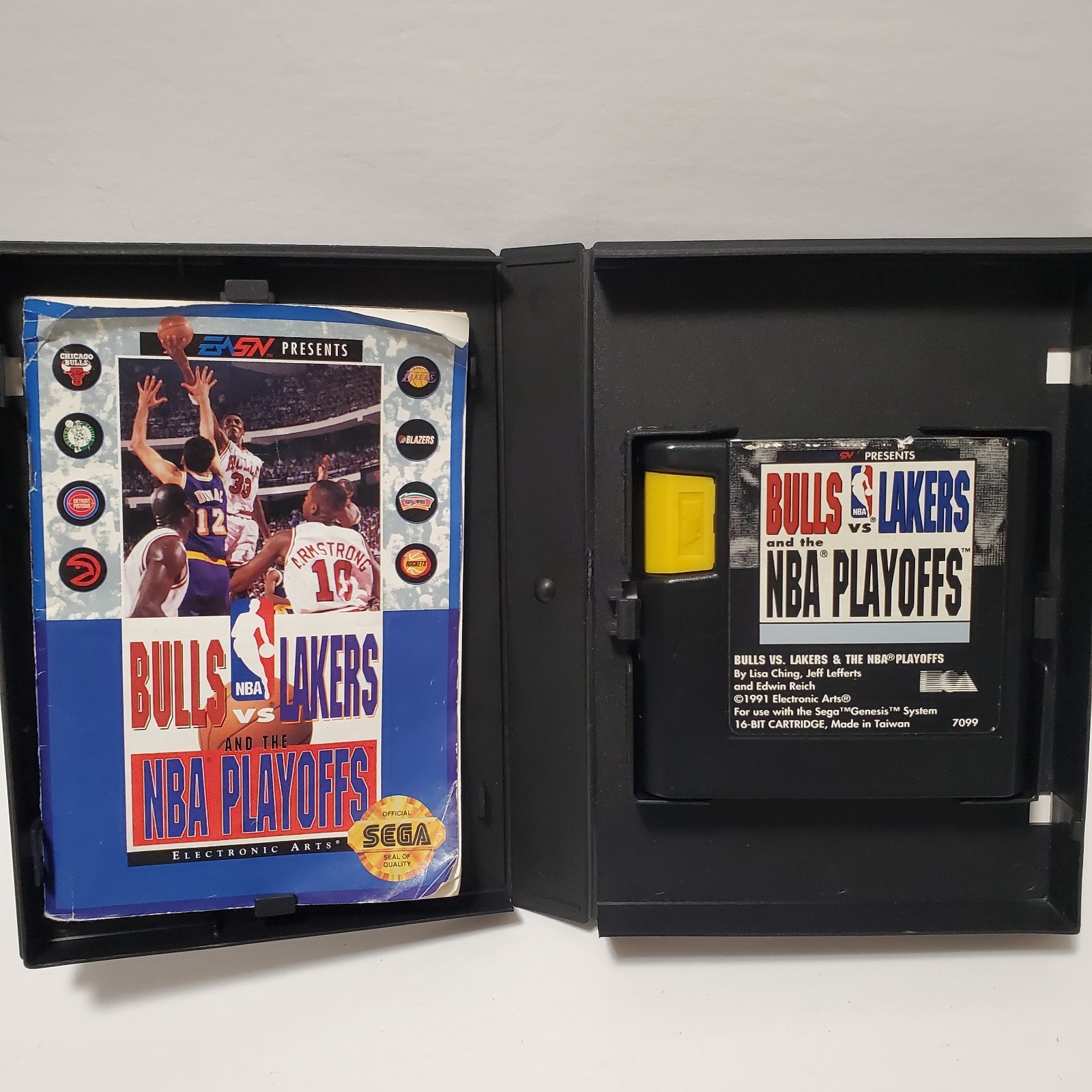 Sega Genesis Mixed Lot – 7 Sports Games Baseball Golf Football Basketball TESTED