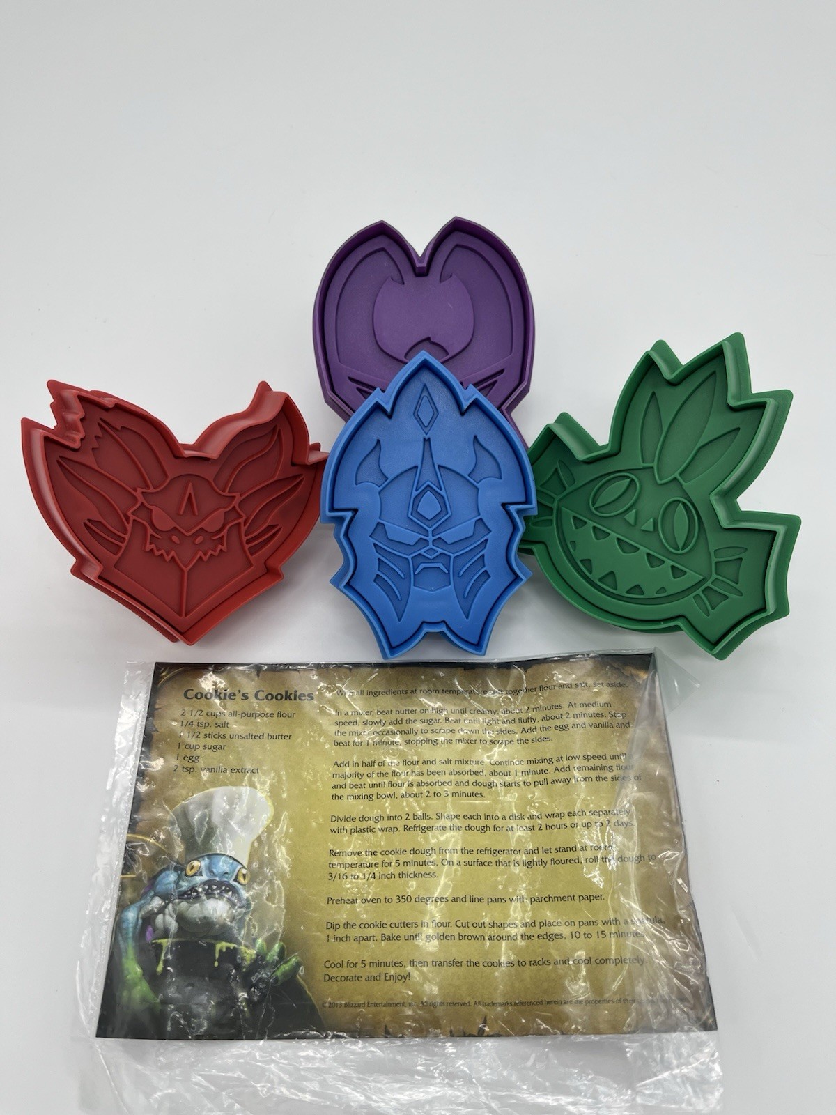 world Of Warcraft Cookie Cutters – Blizzard Entertainment Blizzcon Rare W recipe