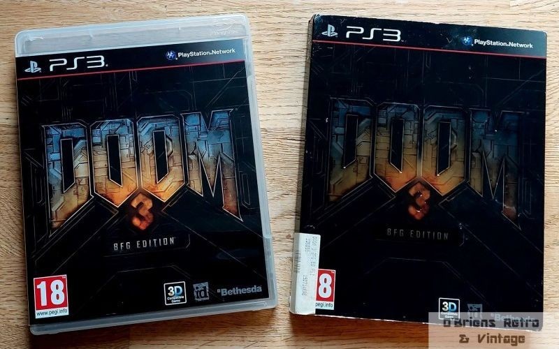 Doom 3: BFG Edition (PlayStation 3, Bethesda) – Slipcover + Complete – PAL