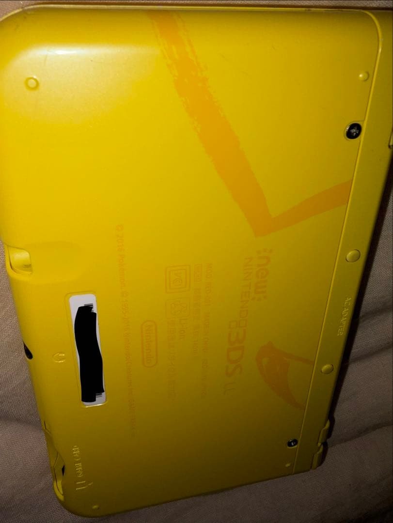 3DS/2DS/DS New Nintendo 3Dsll Pikachu Yellow Pokemon With Box, Main Unit, Japan