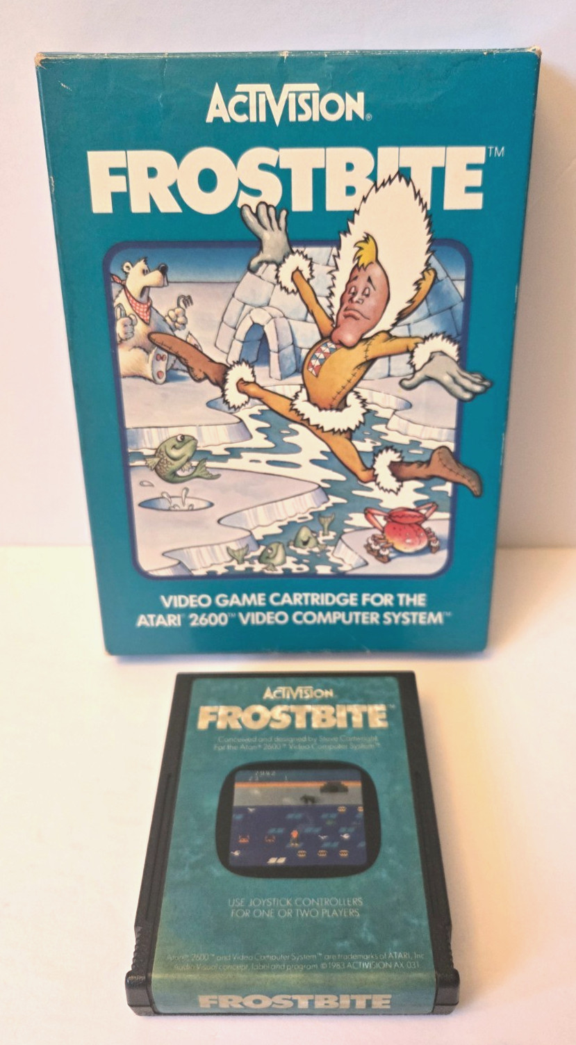 Frostbite (Atari 2600, 1983) Activision Box & Game Only No Manual TESTED & WORKS