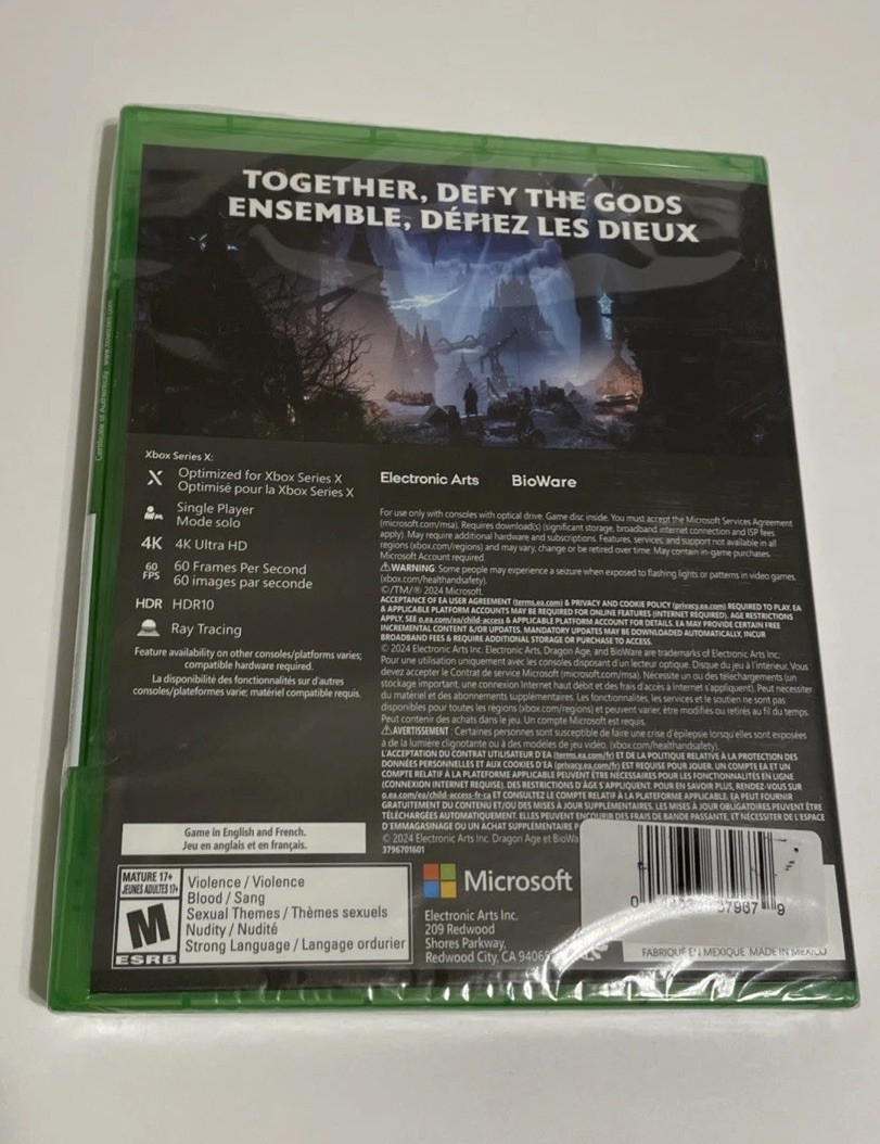 Dragon Age: The Veilguard – Deluxe Edition (Xbox Series X) Brand New Sealed