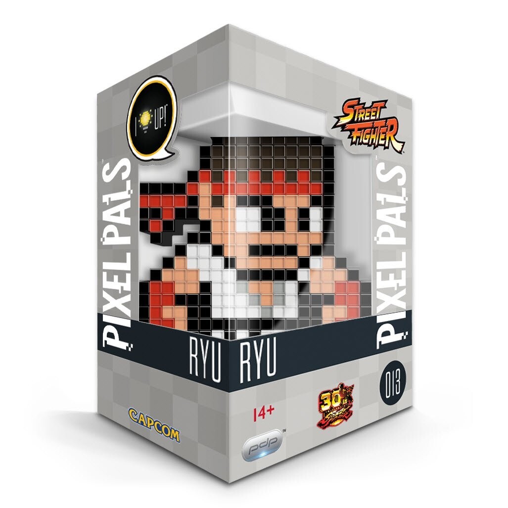 NEW Pixel Pals Street Fighter Set of 4 – Ryu, Ken, Chun-Li, M. Bison