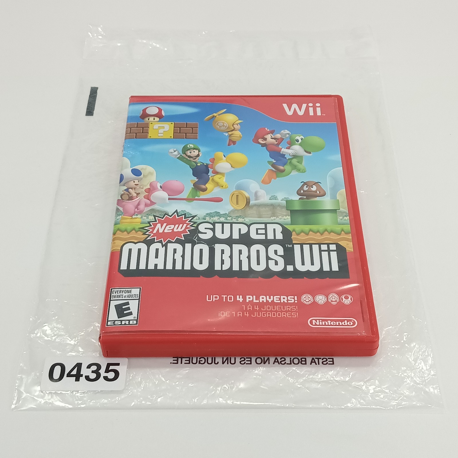 New Super Mario Bros. Wii Video Game With Booklet (Nintendo Wii, 2009) Tested