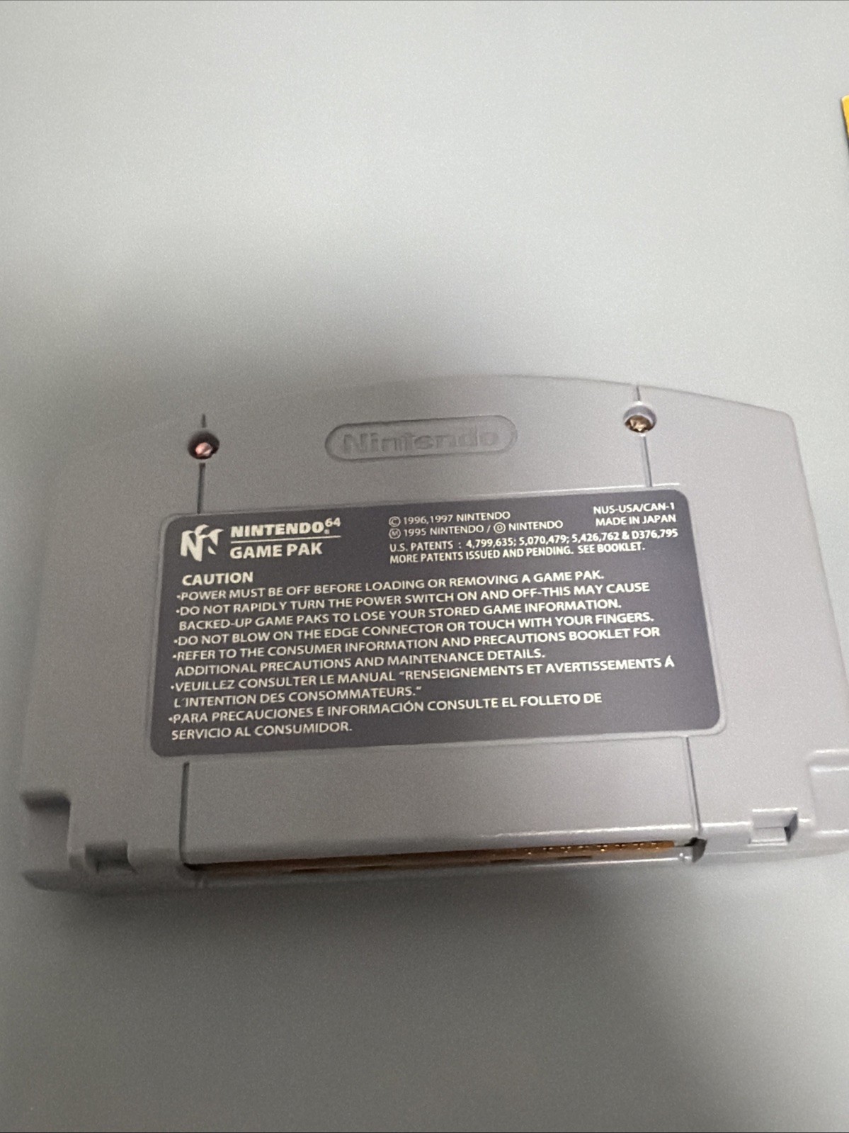 Mischief Makers Nintendo 64 1997 N64 w/ Manual Authentic Tested *GREAT LABLE*