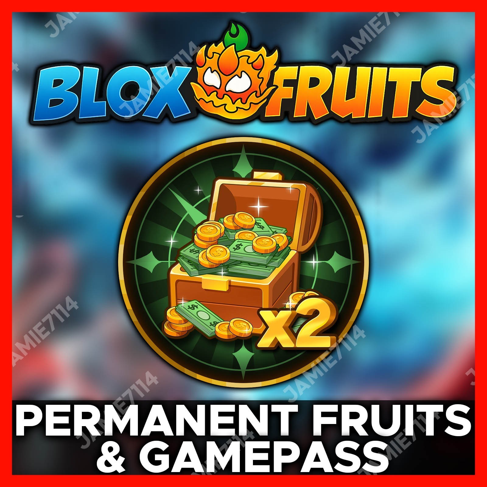 BLOX FRUITS 🐲 2X MONEY‼️CHEAP & FAST SERVICE ‼️