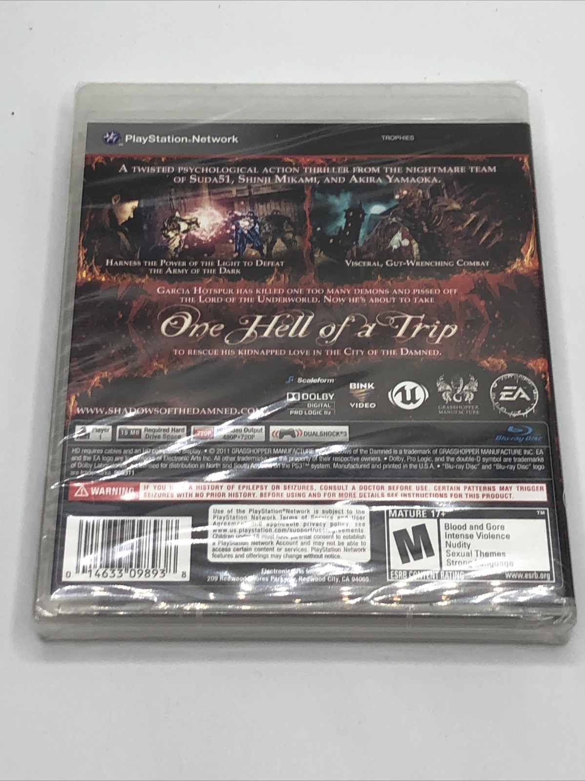 B6 Shadows of the Damned – Sony PlayStation 3. BRAND NEW SEALED