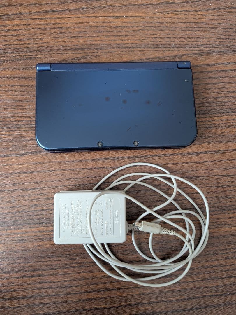 New Nintendo 3DS LL Metallic Blue Console with AC Adapter Tested Working Japan