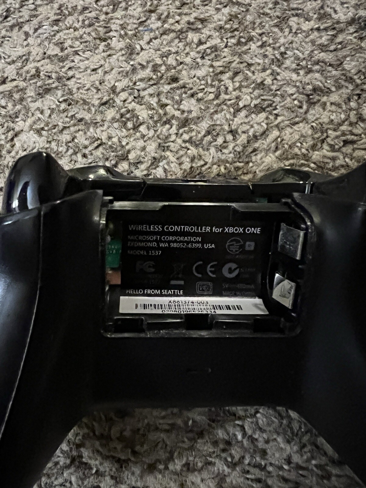Microsoft Xbox One Wireless Controller Day One 2013 Edition Black Model 1537