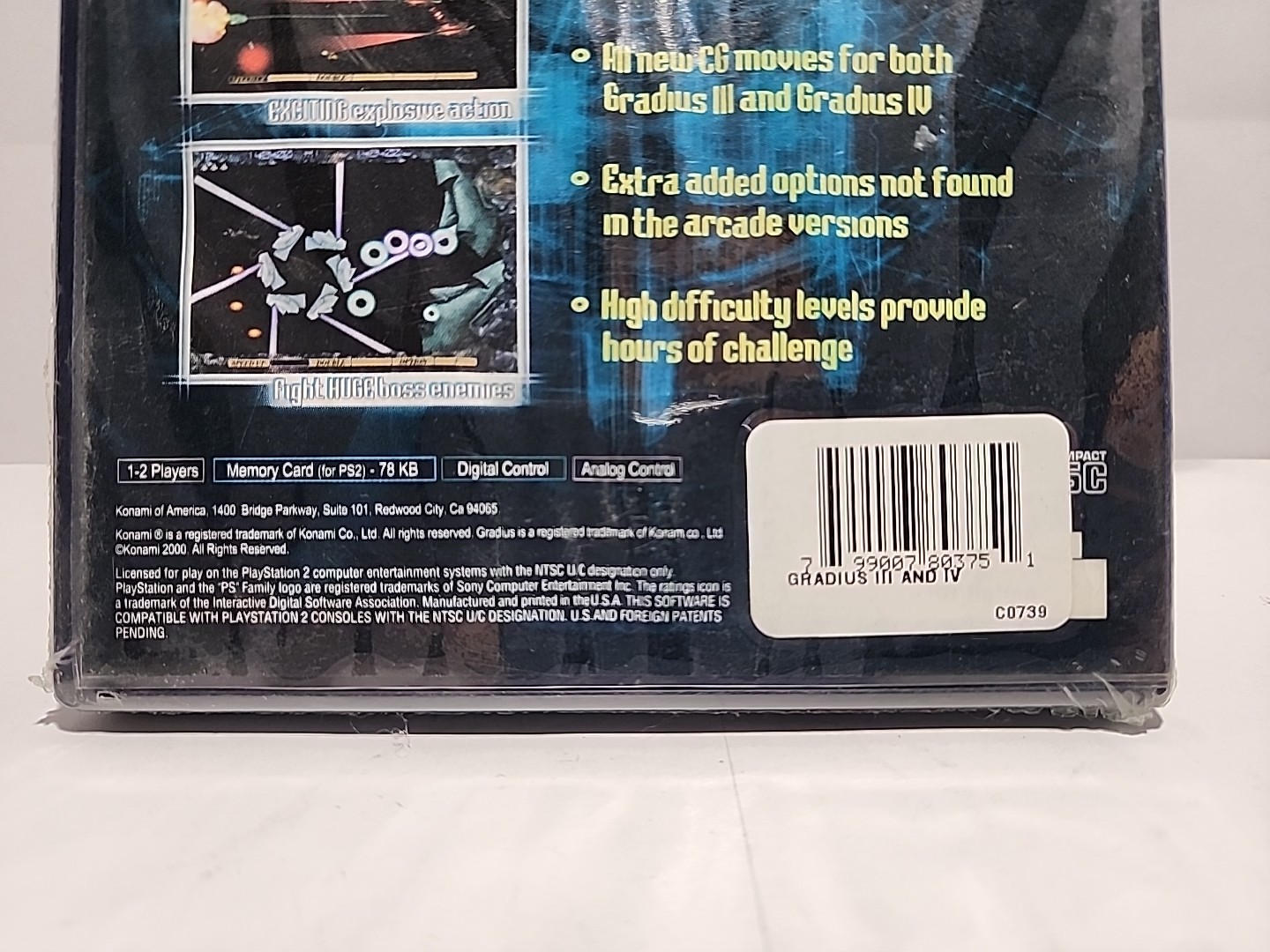 Gradius III and IV – Sony PlayStation 2 PS2- Unknown Sealed