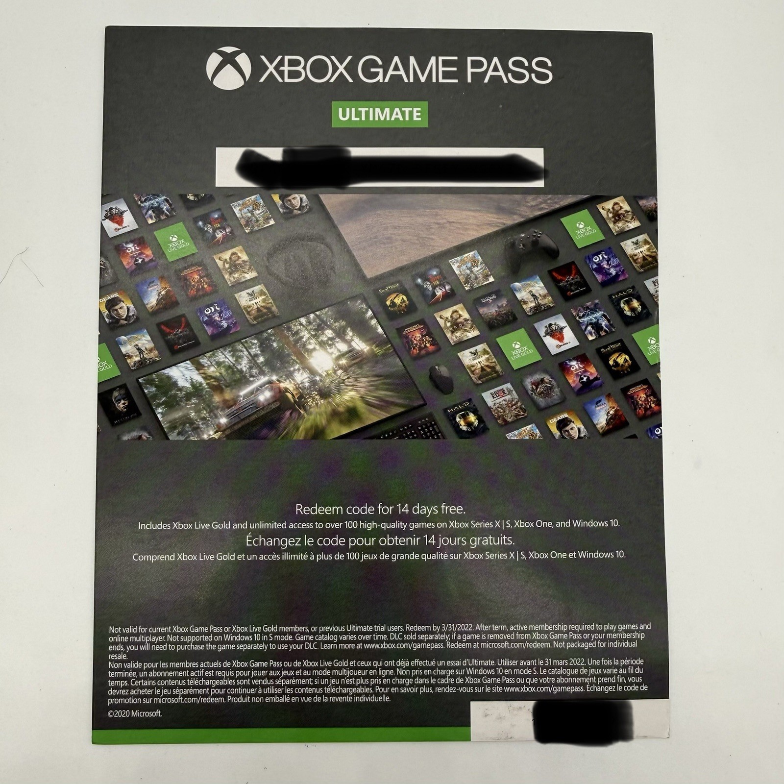Microsoft Xbox Game Pass Ultimate 14 Days Prepaid Card Redeem Code PC/Console