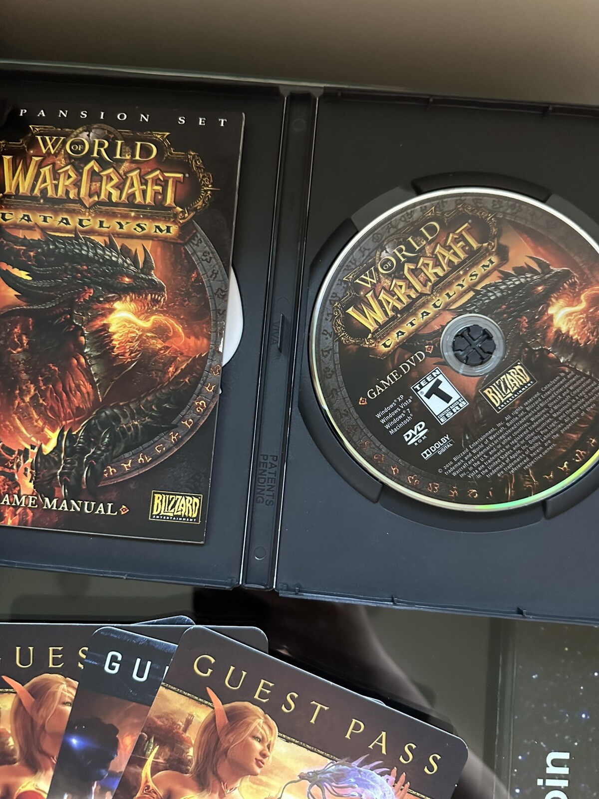 🔥 World of Warcraft: CATACLYSM -100% COMPLETE Collectors Edition USED GAME KEY
