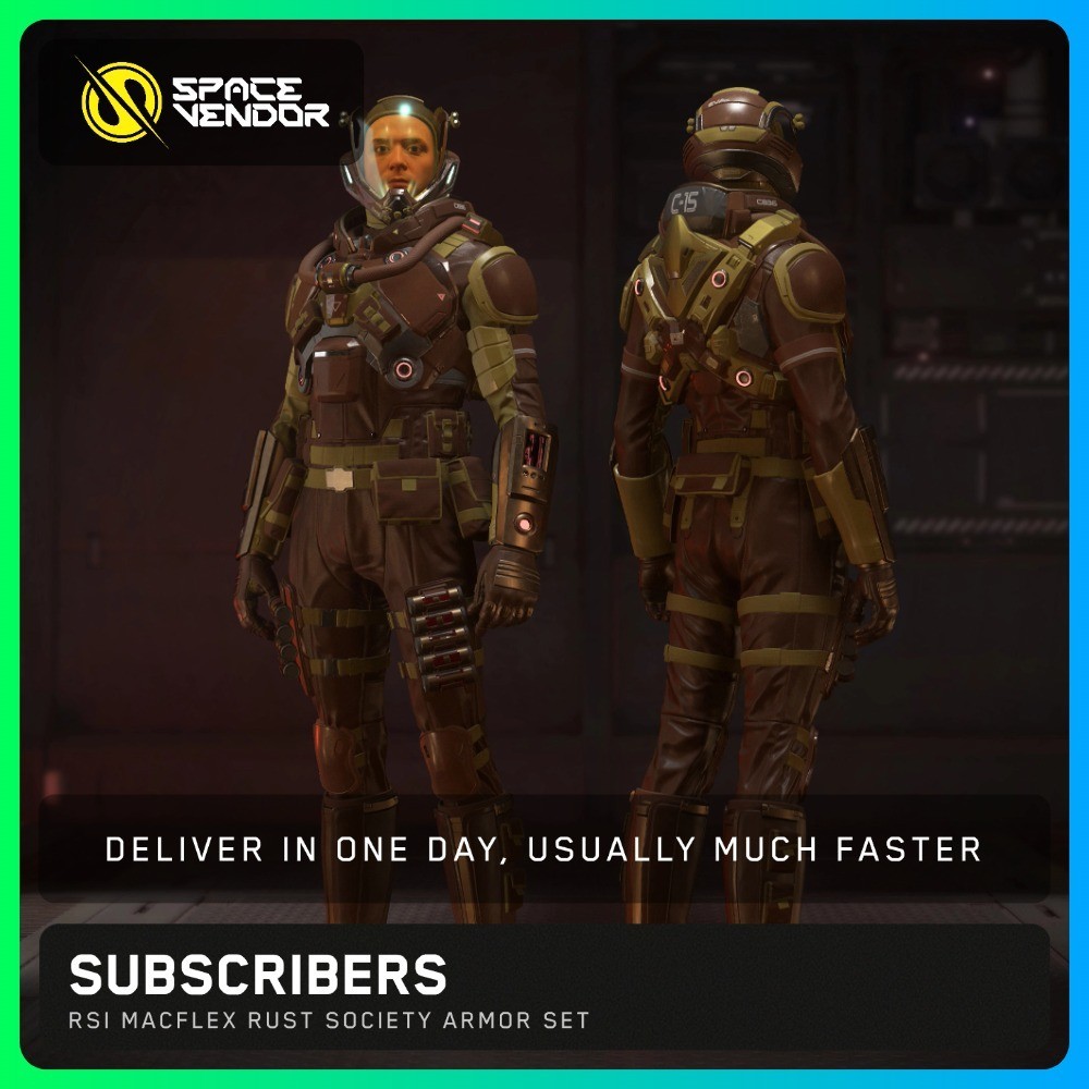 Star Citizen – RSI MacFlex Rust Society Armor Set – Space Vendor
