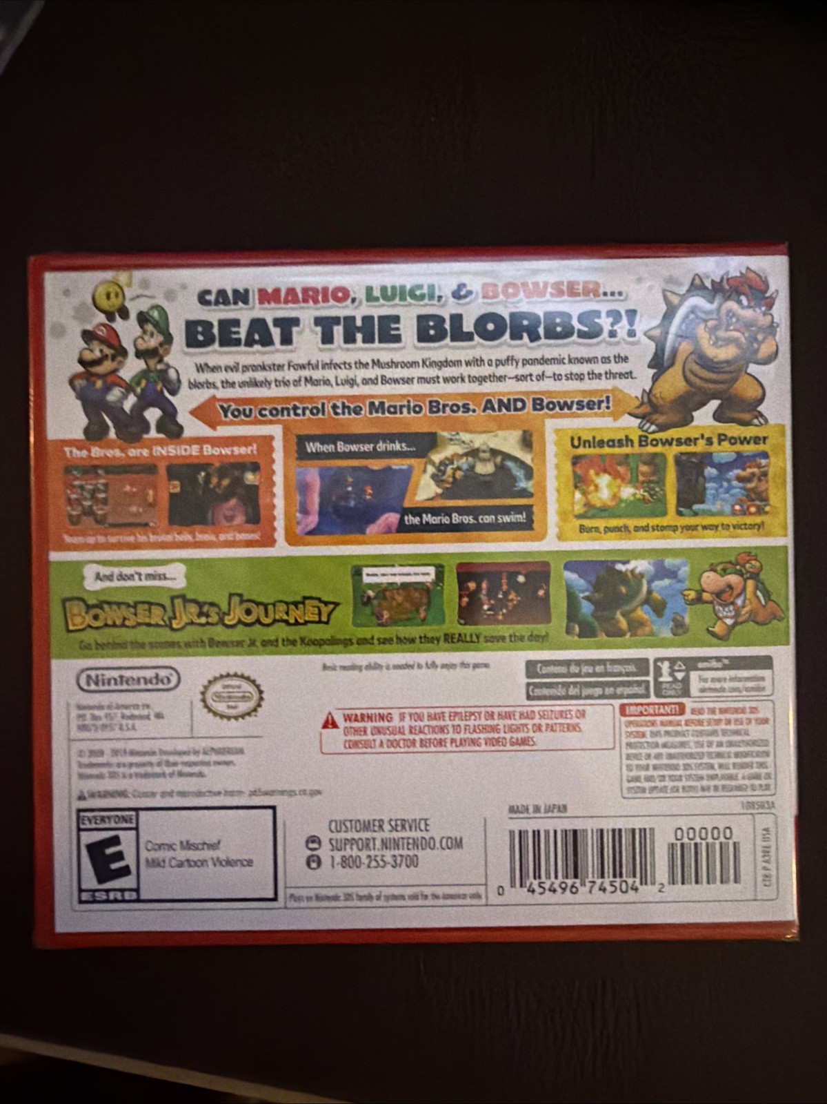 Mario & Luigi Bowser’s Inside Story Bowser Jr’s Journey Nintendo 3DS Brand New!