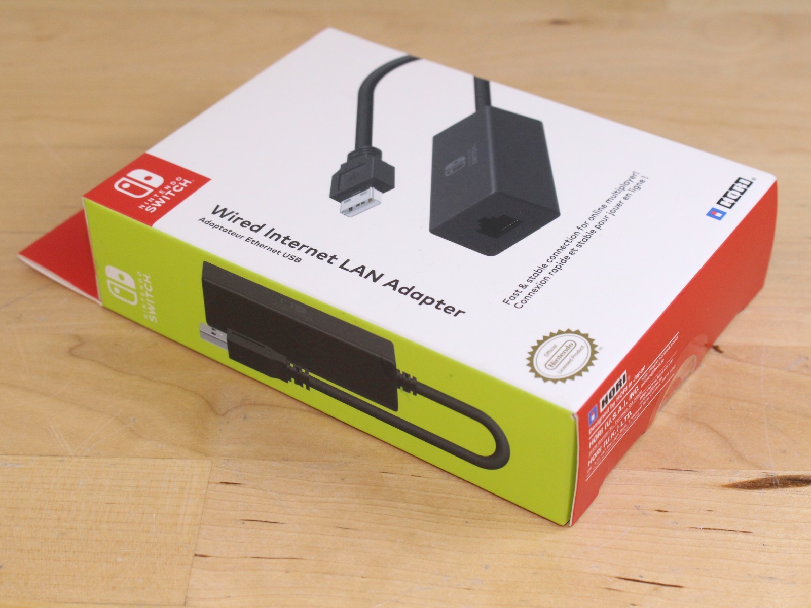 HORI Wired Internet LAN Adapter for Nintendo Switch – Officially Licensed NEW
