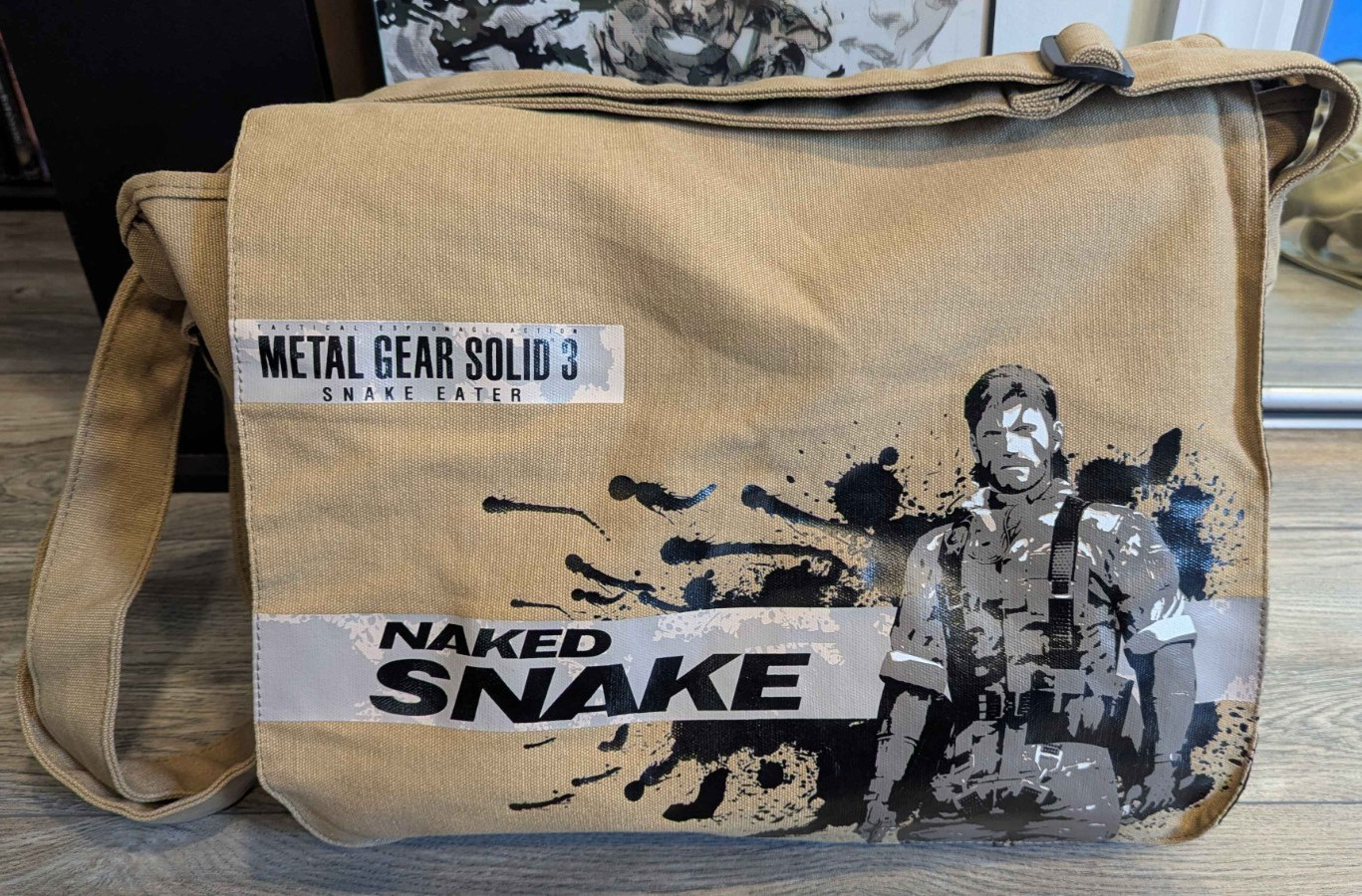 Metal Gear Solid 3 Delta Naked Snake Messenger Bag Official Konami
